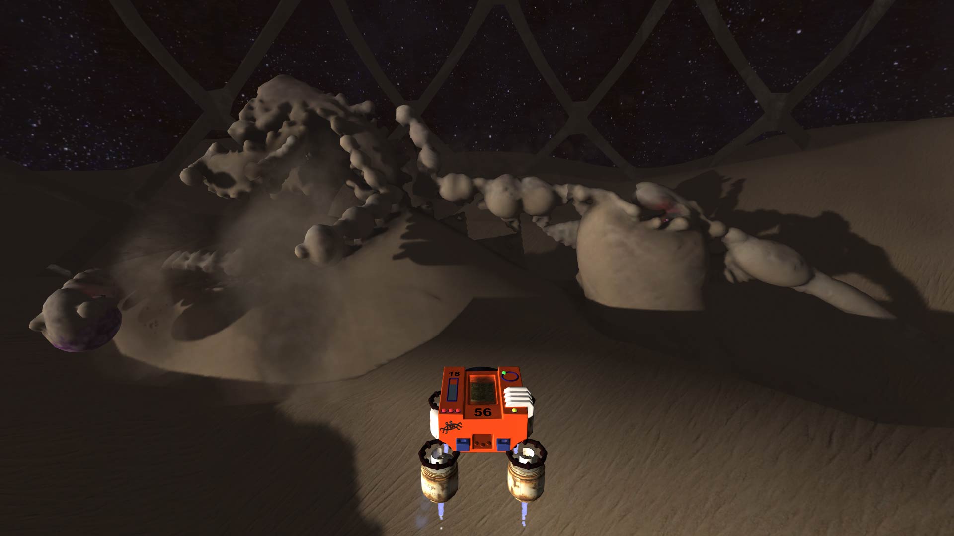 Скриншот: Crashed Lander