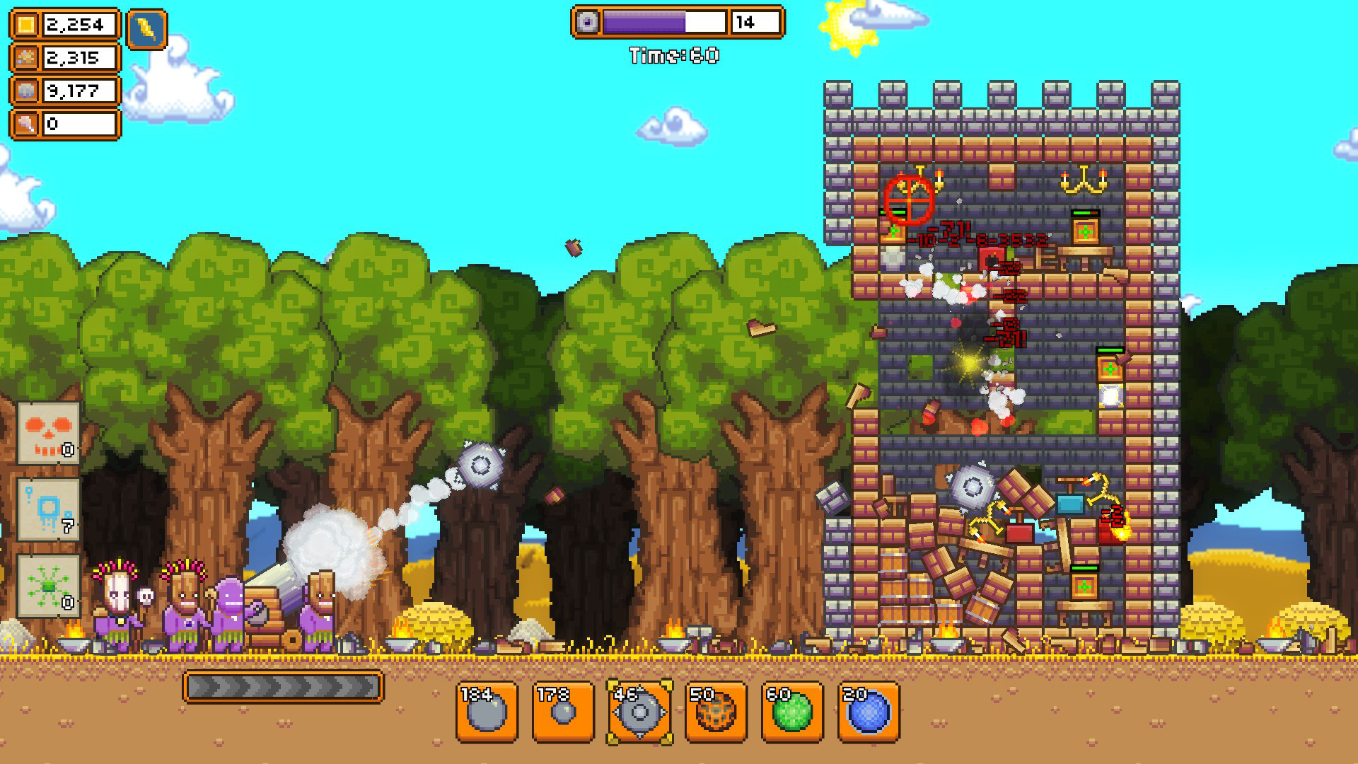 Скриншот: Blasted Fortress