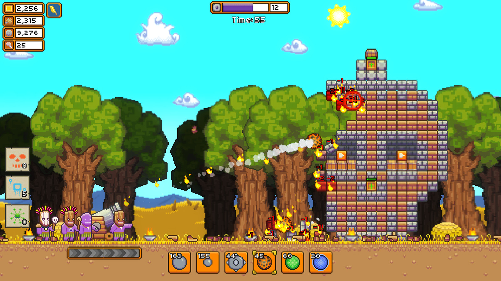 Скриншот: Blasted Fortress