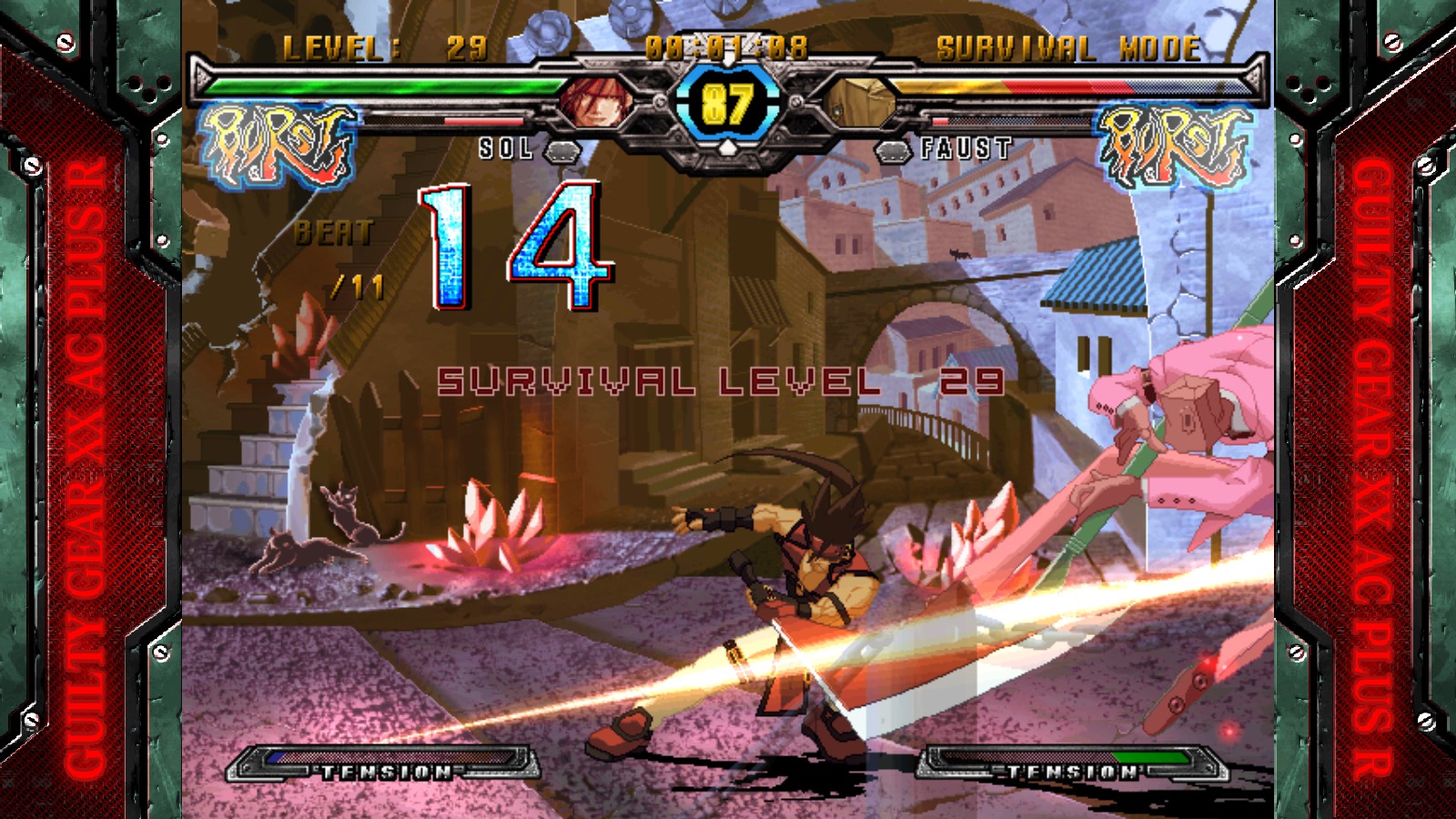 Скриншот: GUILTY GEAR XX ACCENT CORE PLUS R