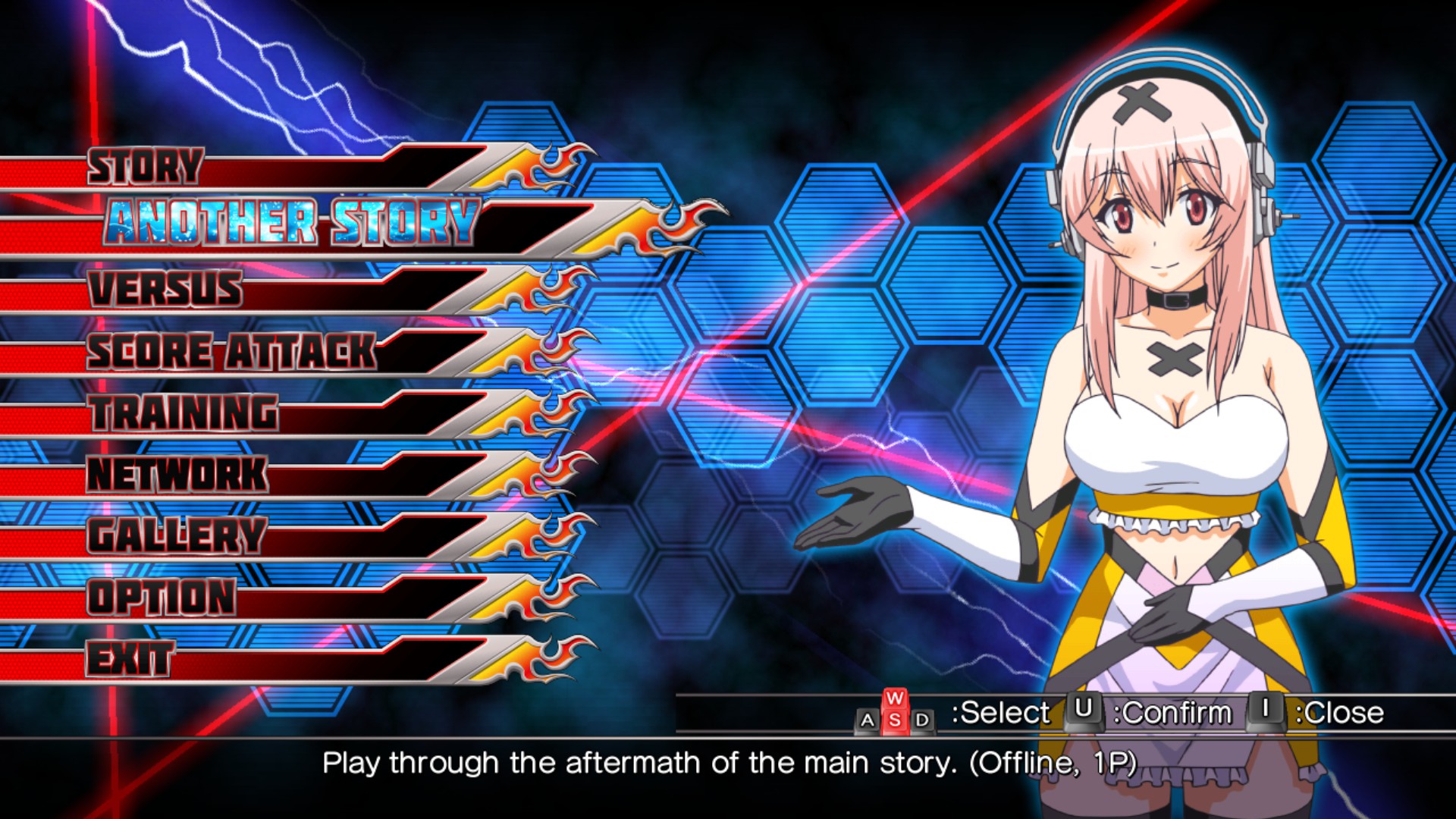 Скриншот: Nitroplus Blasterz: Heroines Infinite Duel