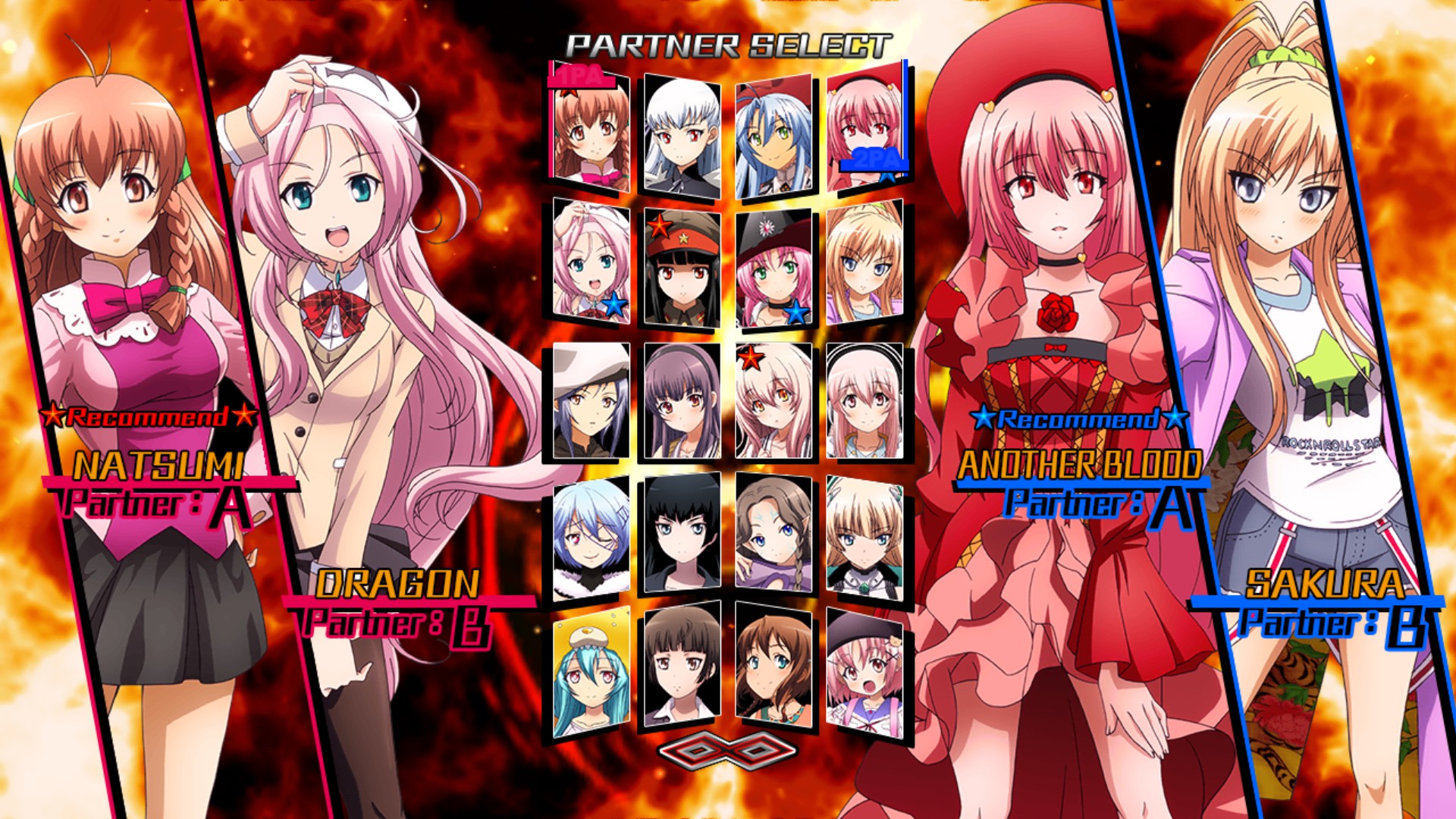 Скриншот: Nitroplus Blasterz: Heroines Infinite Duel