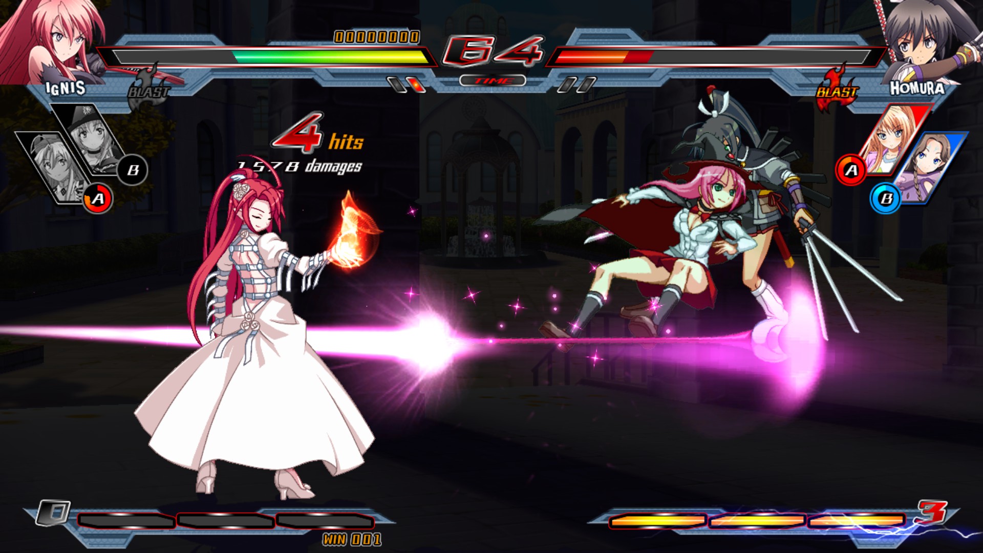 Скриншот 6: Nitroplus Blasterz: Heroines Infinite Duel