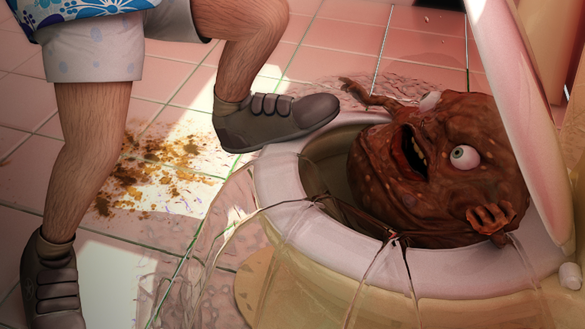 Скриншот: ATTACK OF THE EVIL POOP