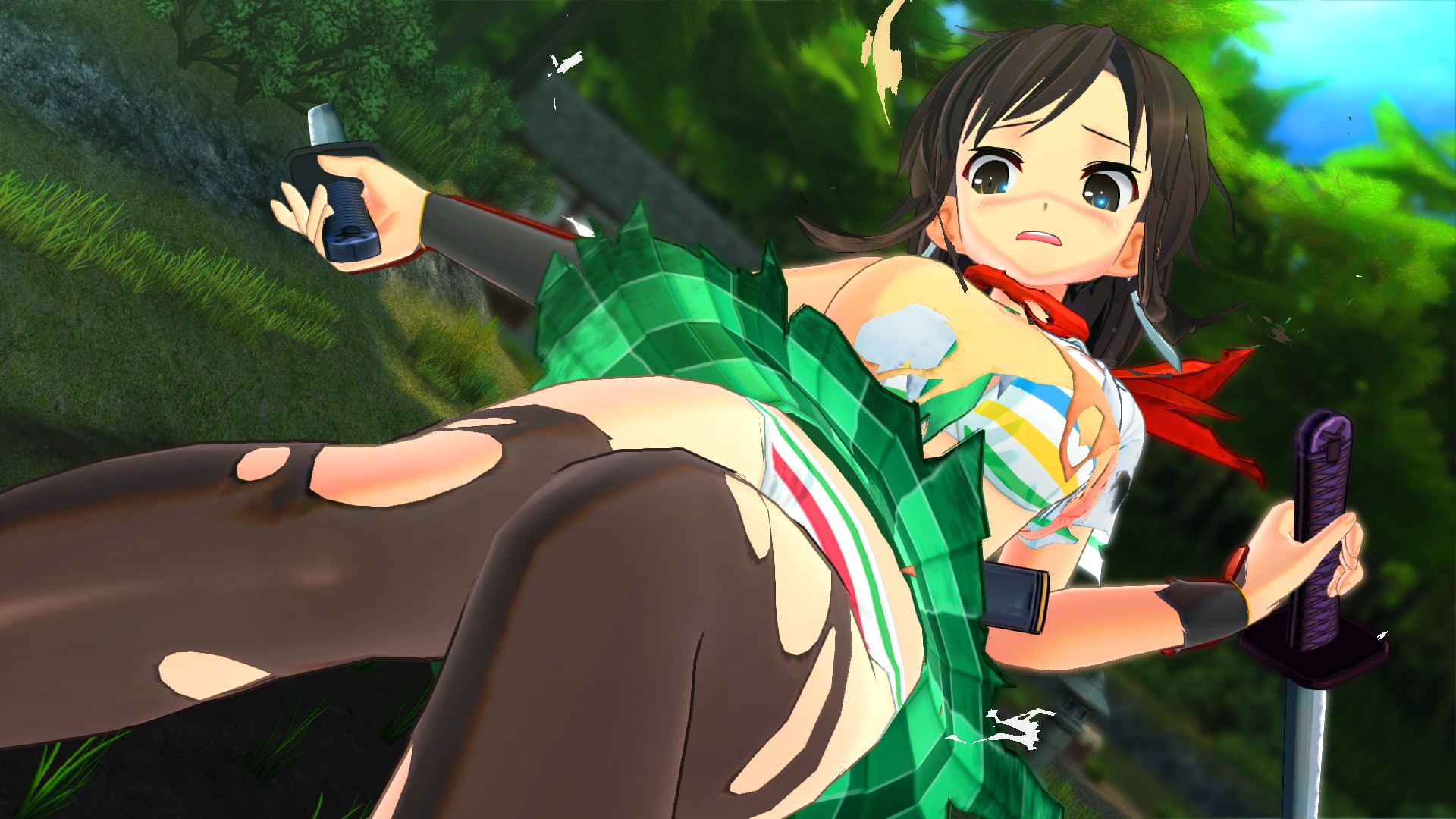 Скриншот: SENRAN KAGURA Burst Re:Newal