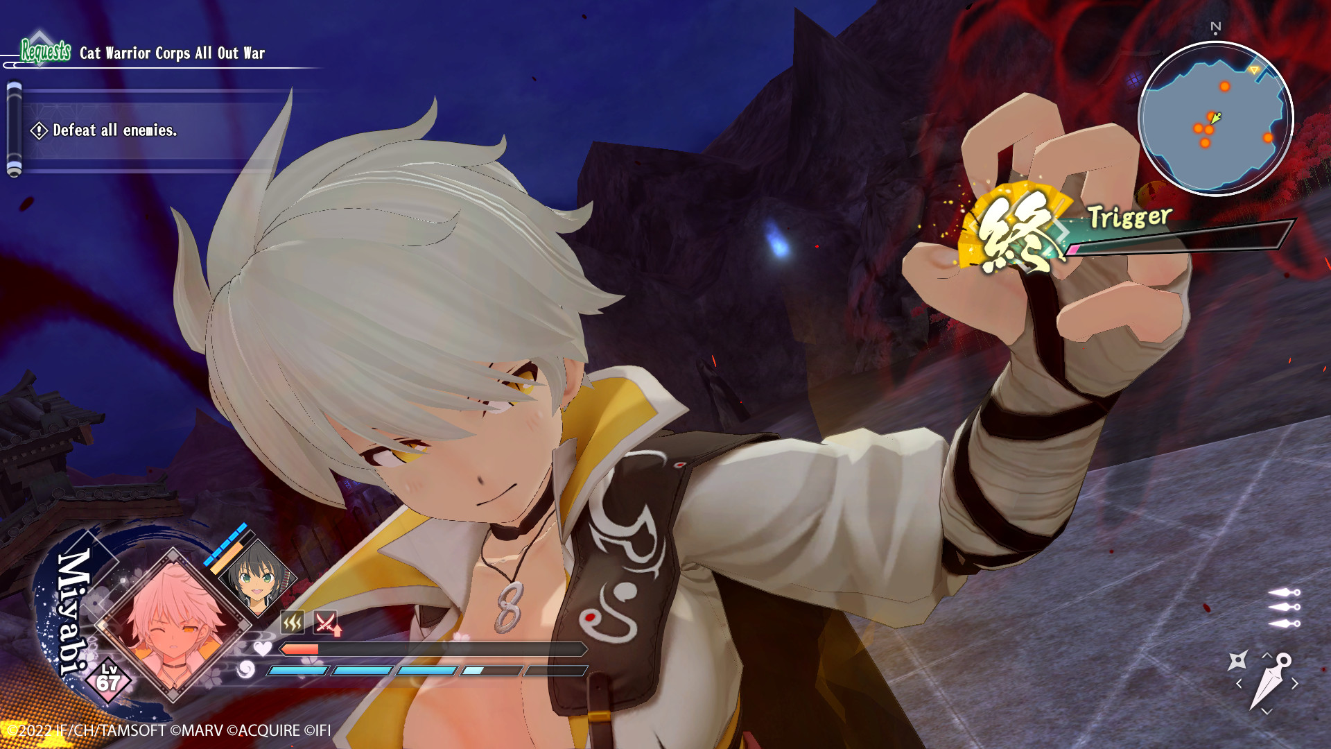 Скриншот 28: Neptunia x SENRAN KAGURA: Ninja Wars