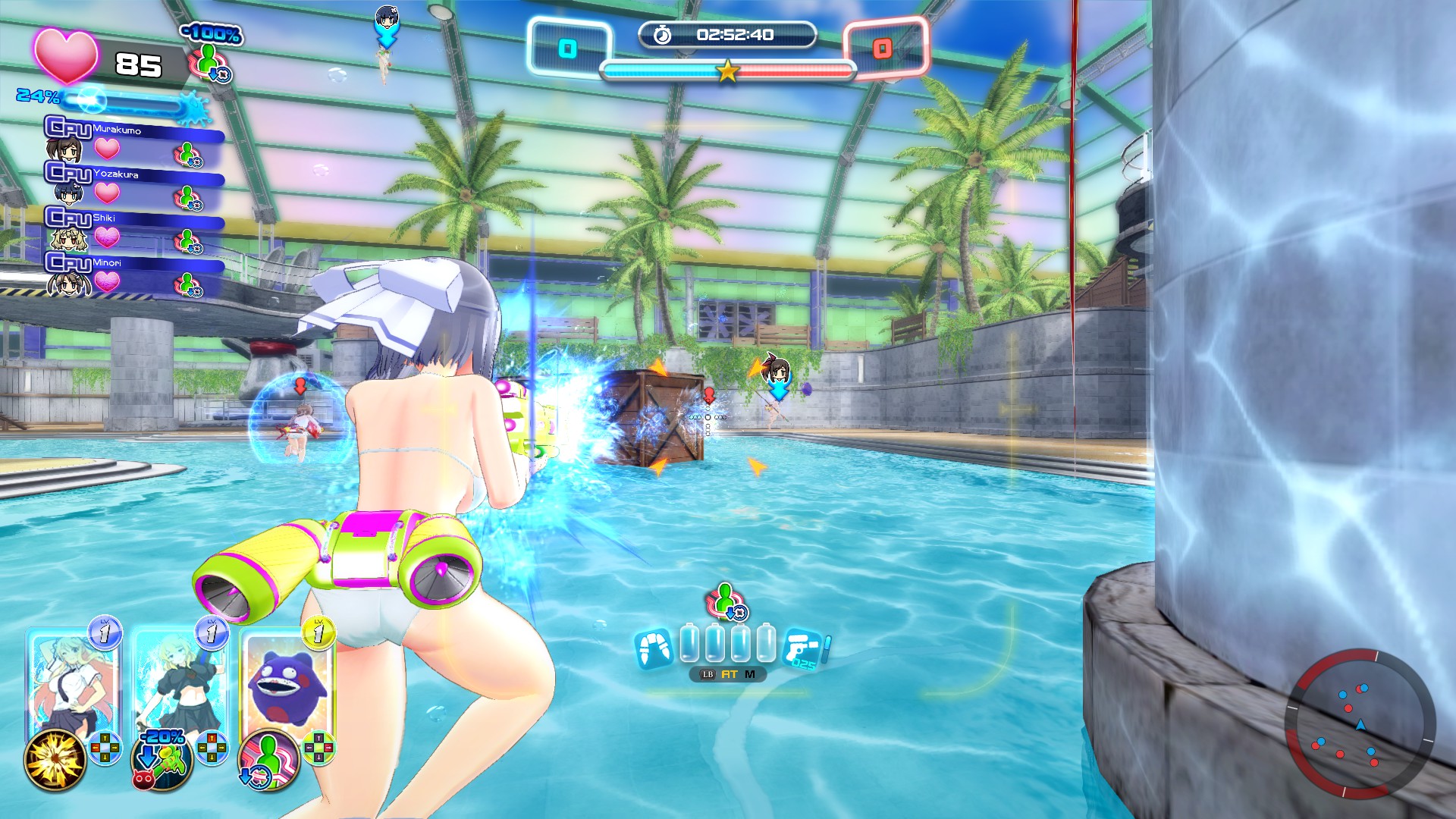 Скриншот: SENRAN KAGURA Peach Beach Splash