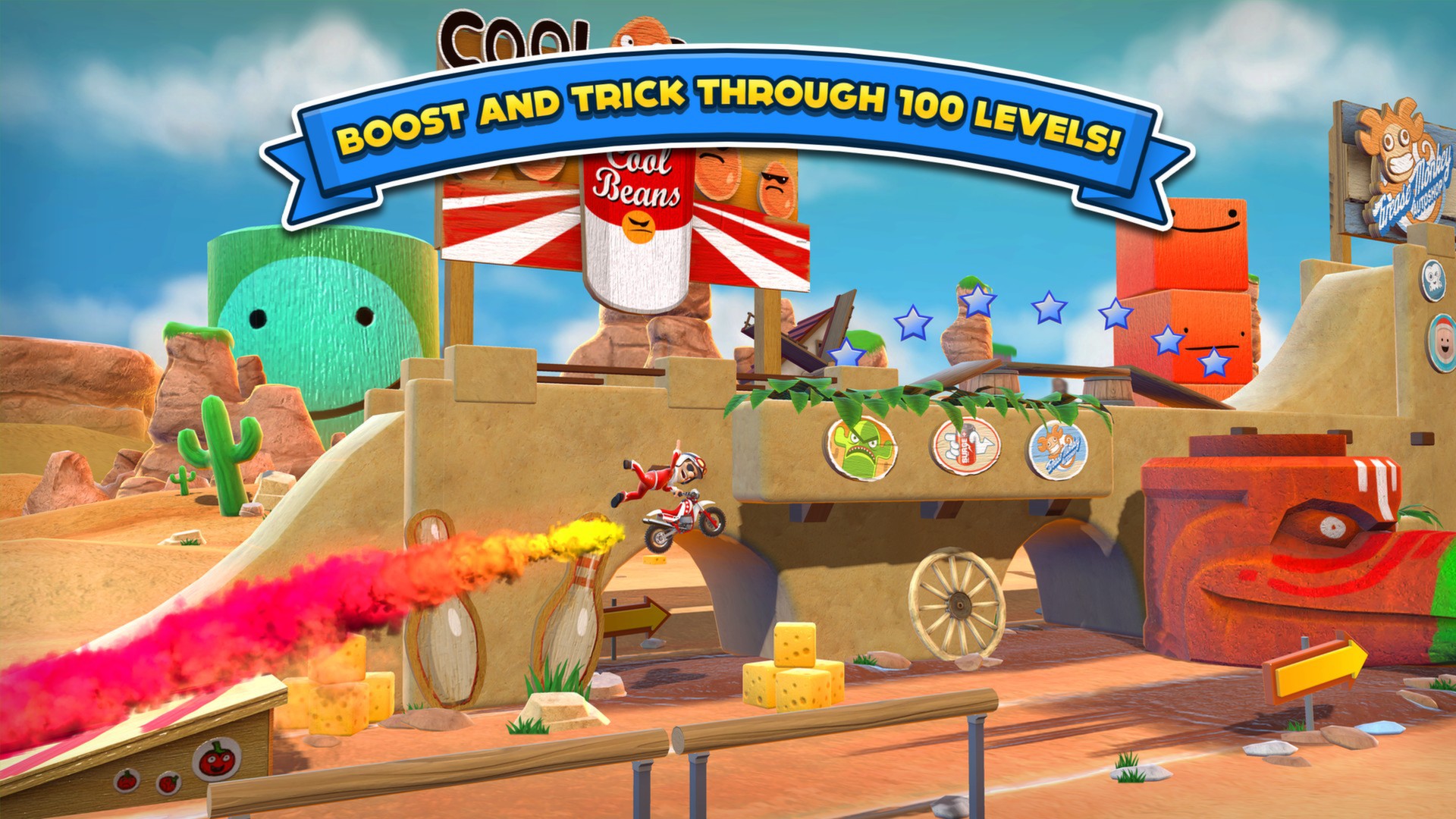 Скриншот: Joe Danger