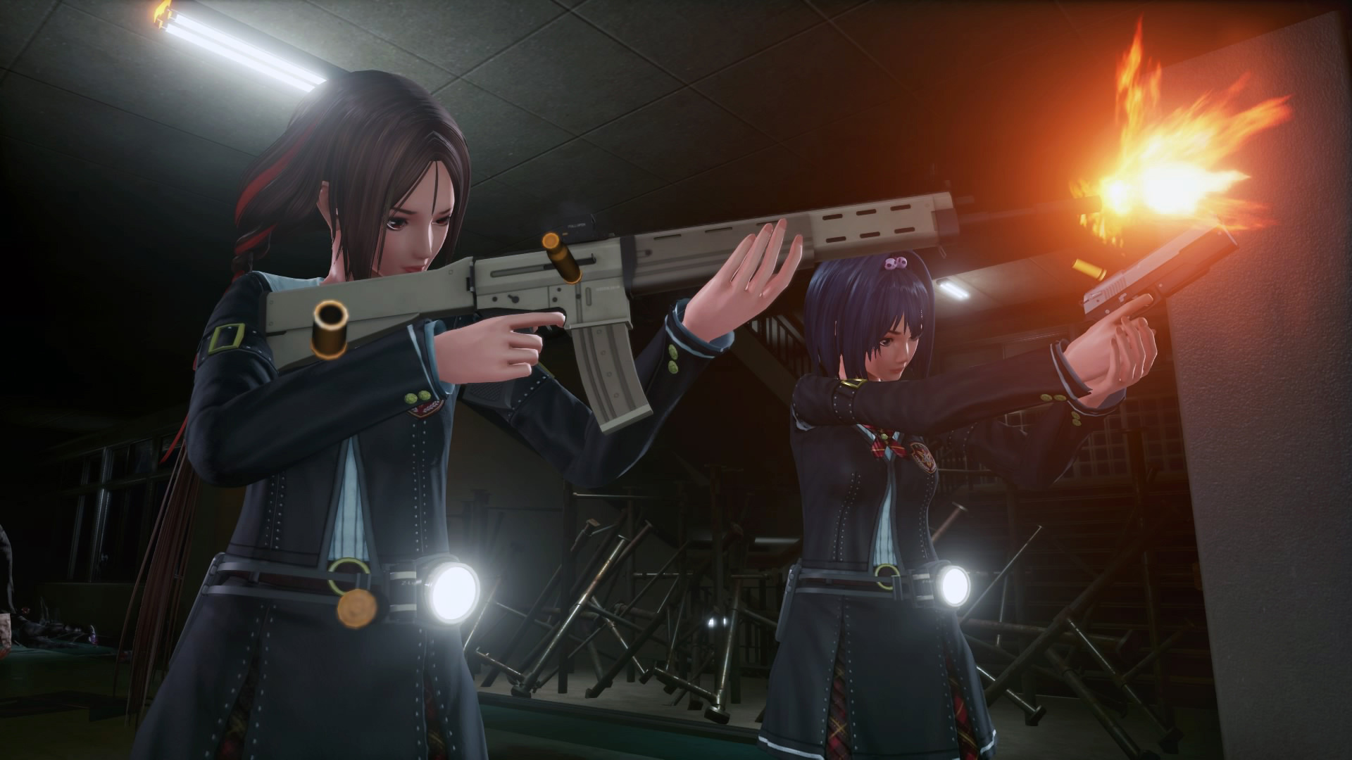 Скриншот: SG/ZH: School Girl/Zombie Hunter