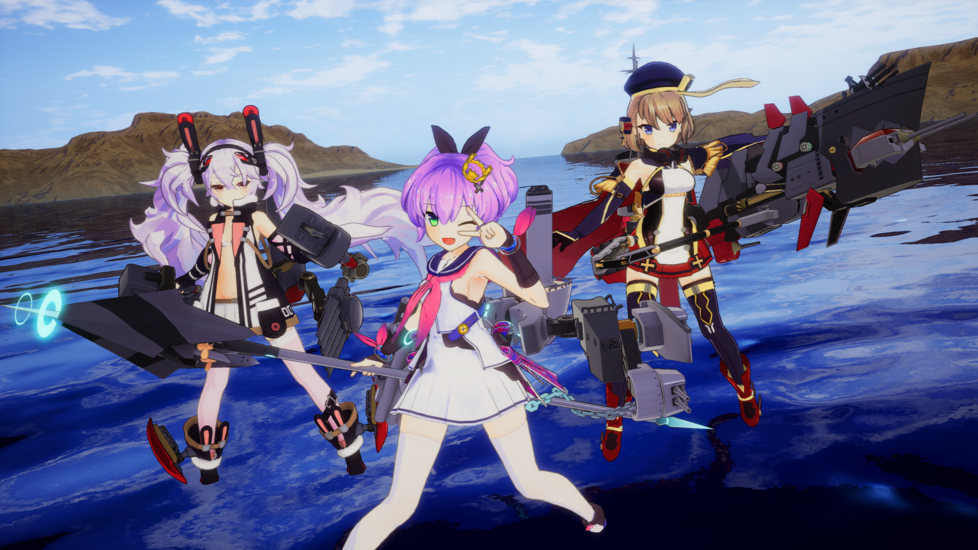 Скриншот: Azur Lane Crosswave