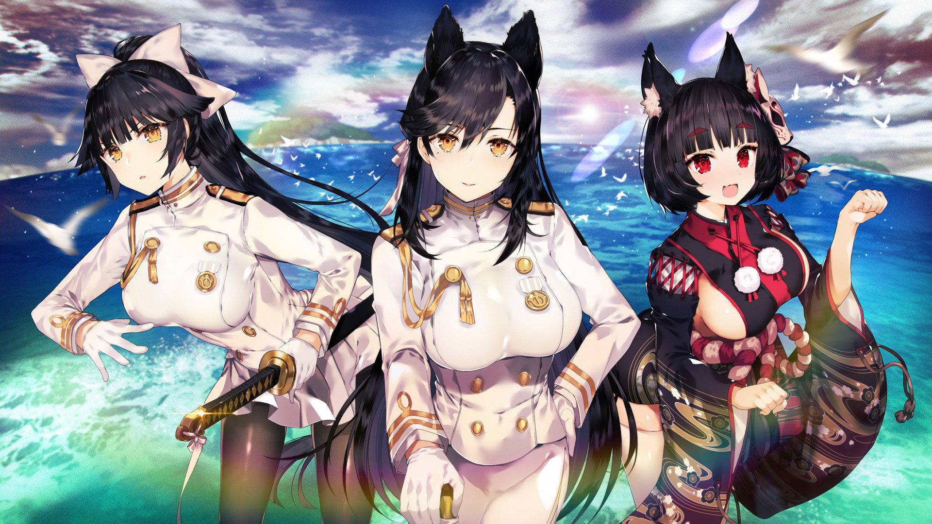 Скриншот: Azur Lane Crosswave