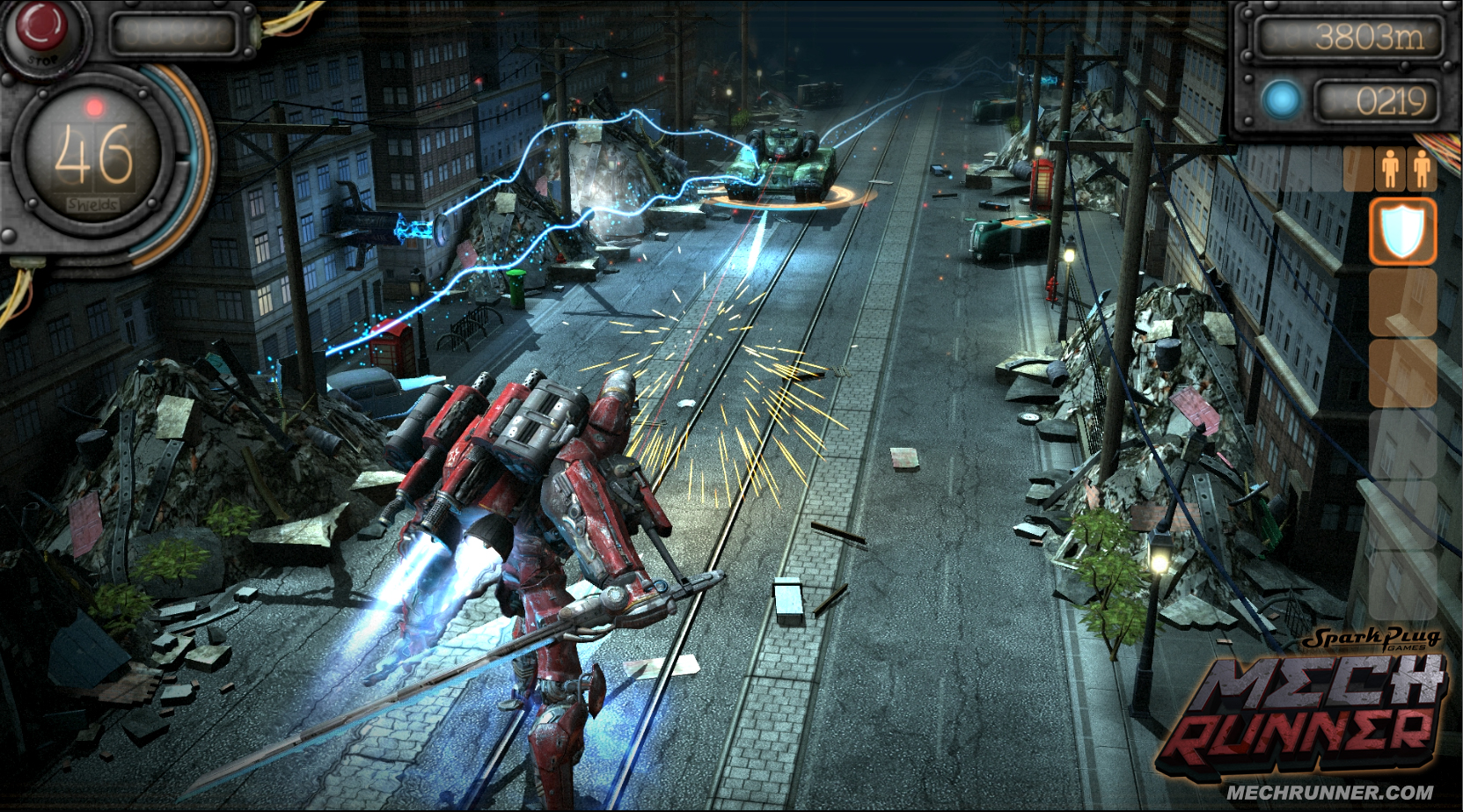 Скриншот: MechRunner