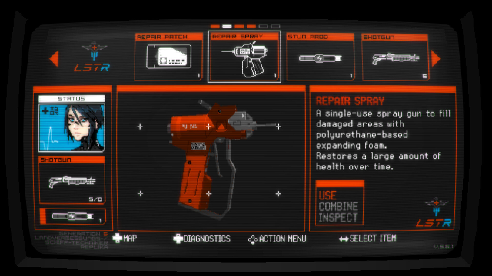 Скриншот: SIGNALIS