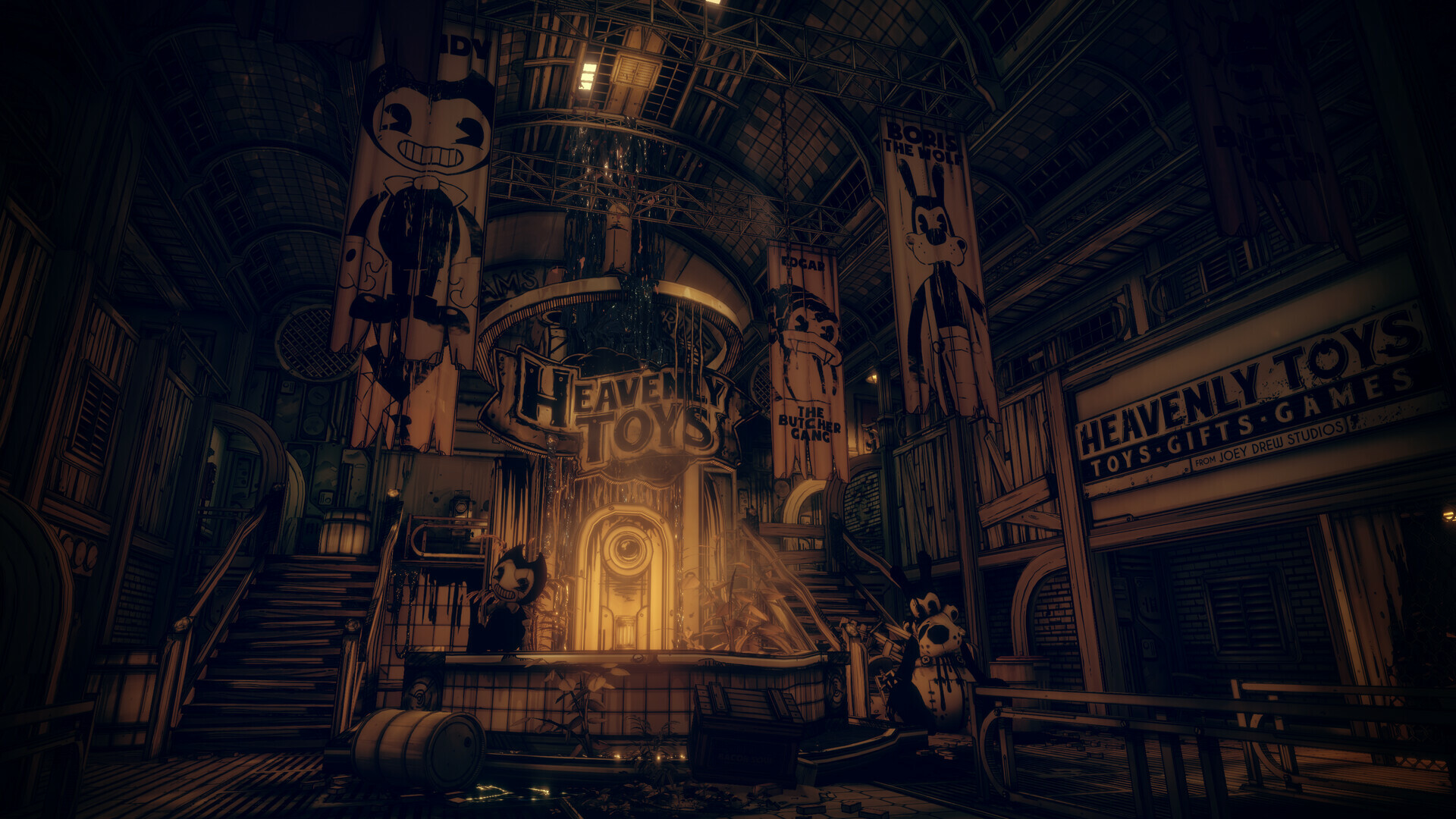 Скриншот: Bendy and the Dark Revival