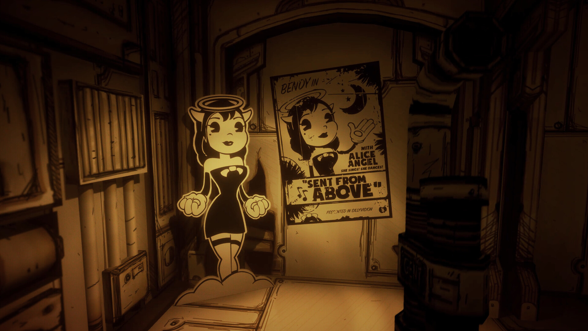 Скриншот 12: Bendy and the Ink Machine