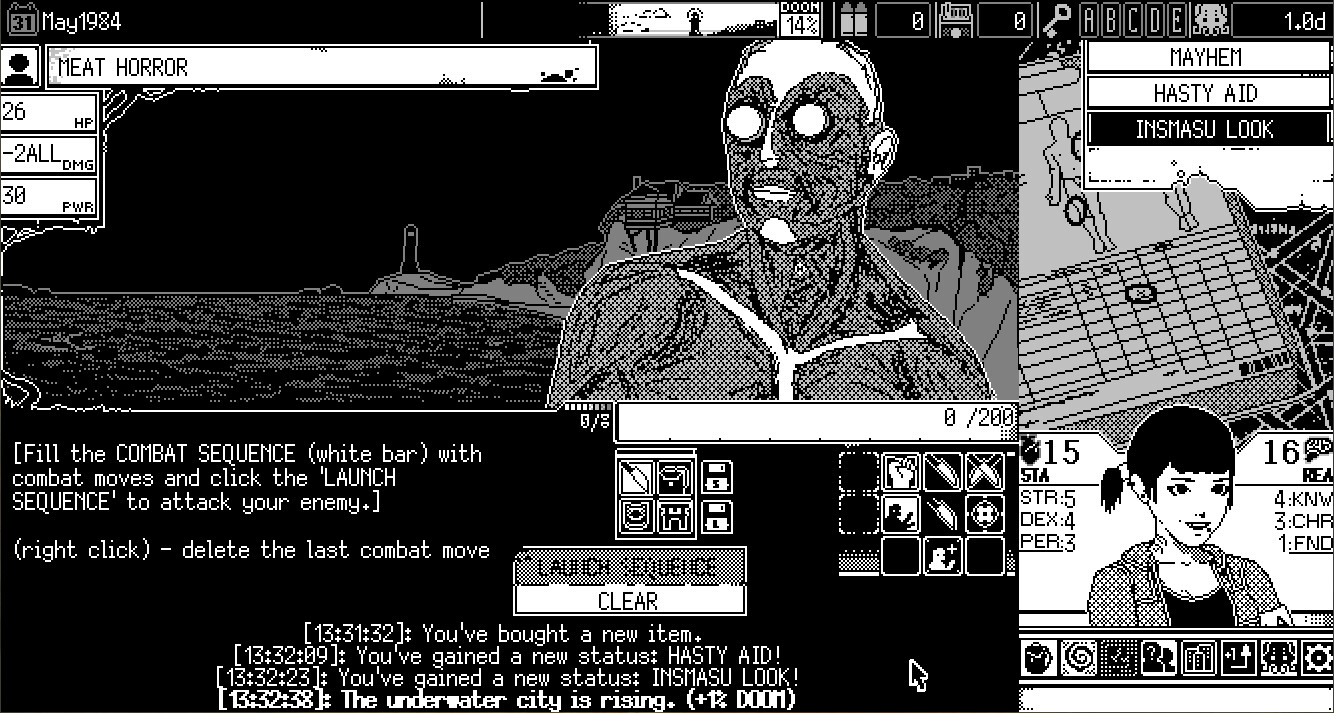 Скриншот 15: WORLD OF HORROR