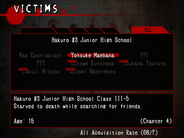 Скриншот 14: Corpse Party