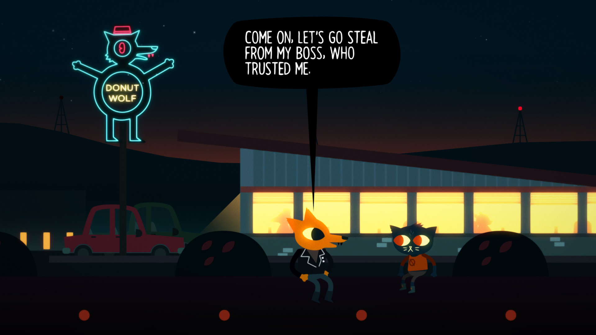 Скриншот: Night in the Woods