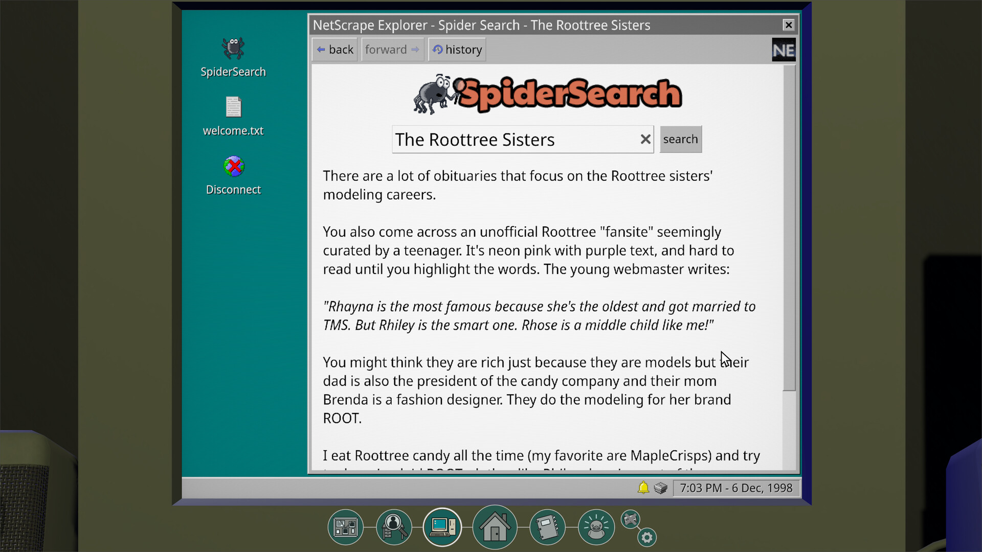 Скриншот: The Roottrees are Dead