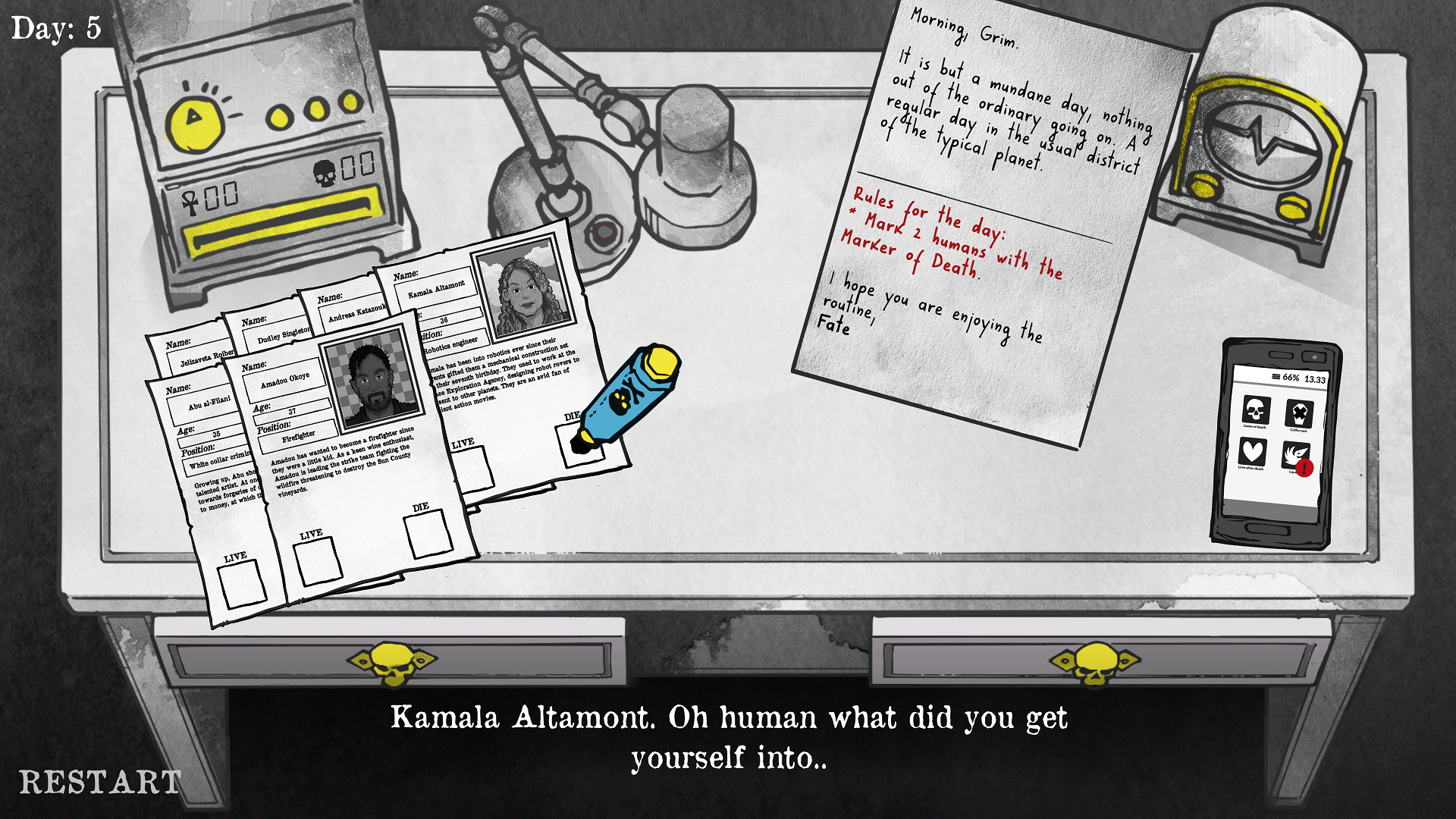 Скриншот: Death and Taxes