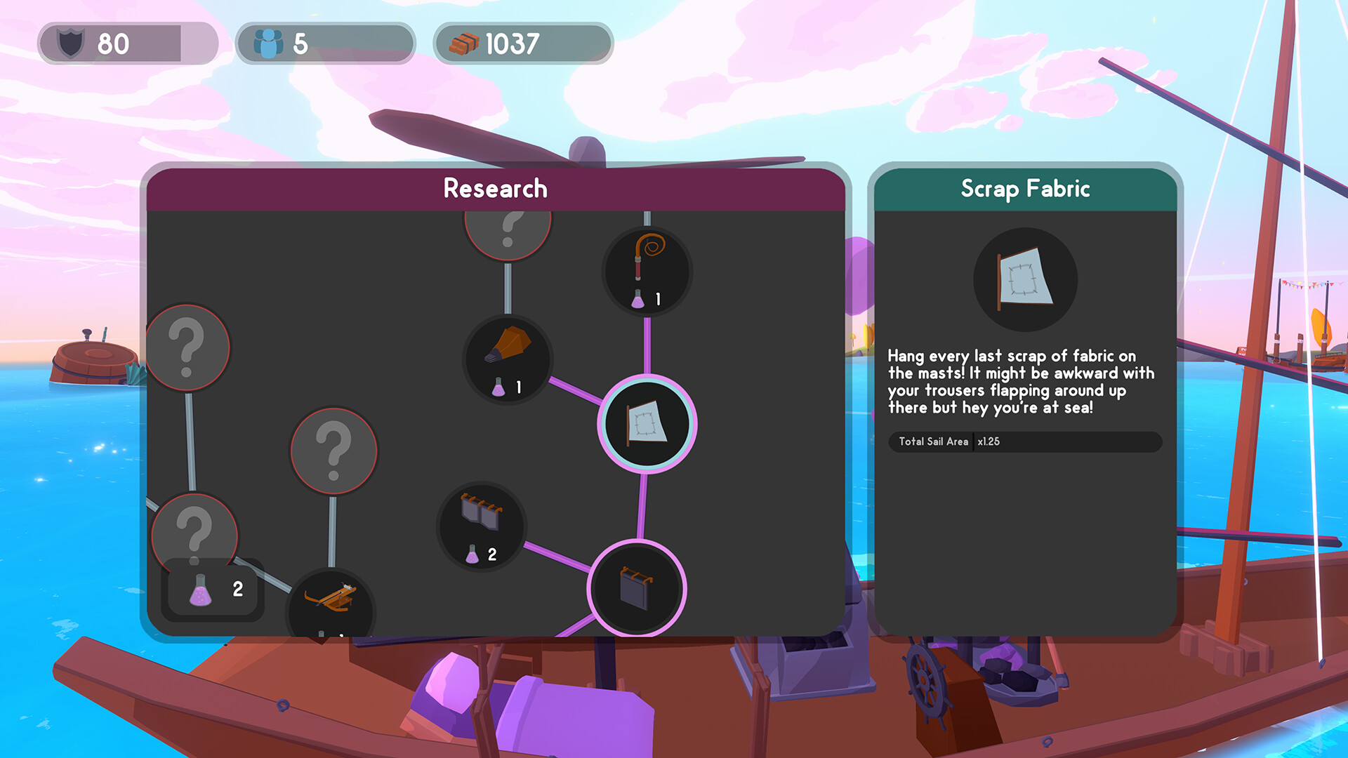 Скриншот: Sail Forth