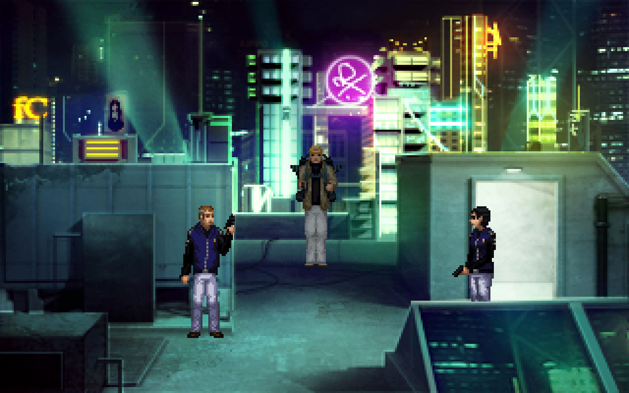 Скриншот: Technobabylon