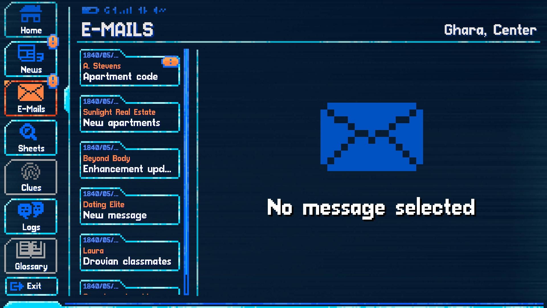 Скриншот: Lacuna – A Sci-Fi Noir Adventure