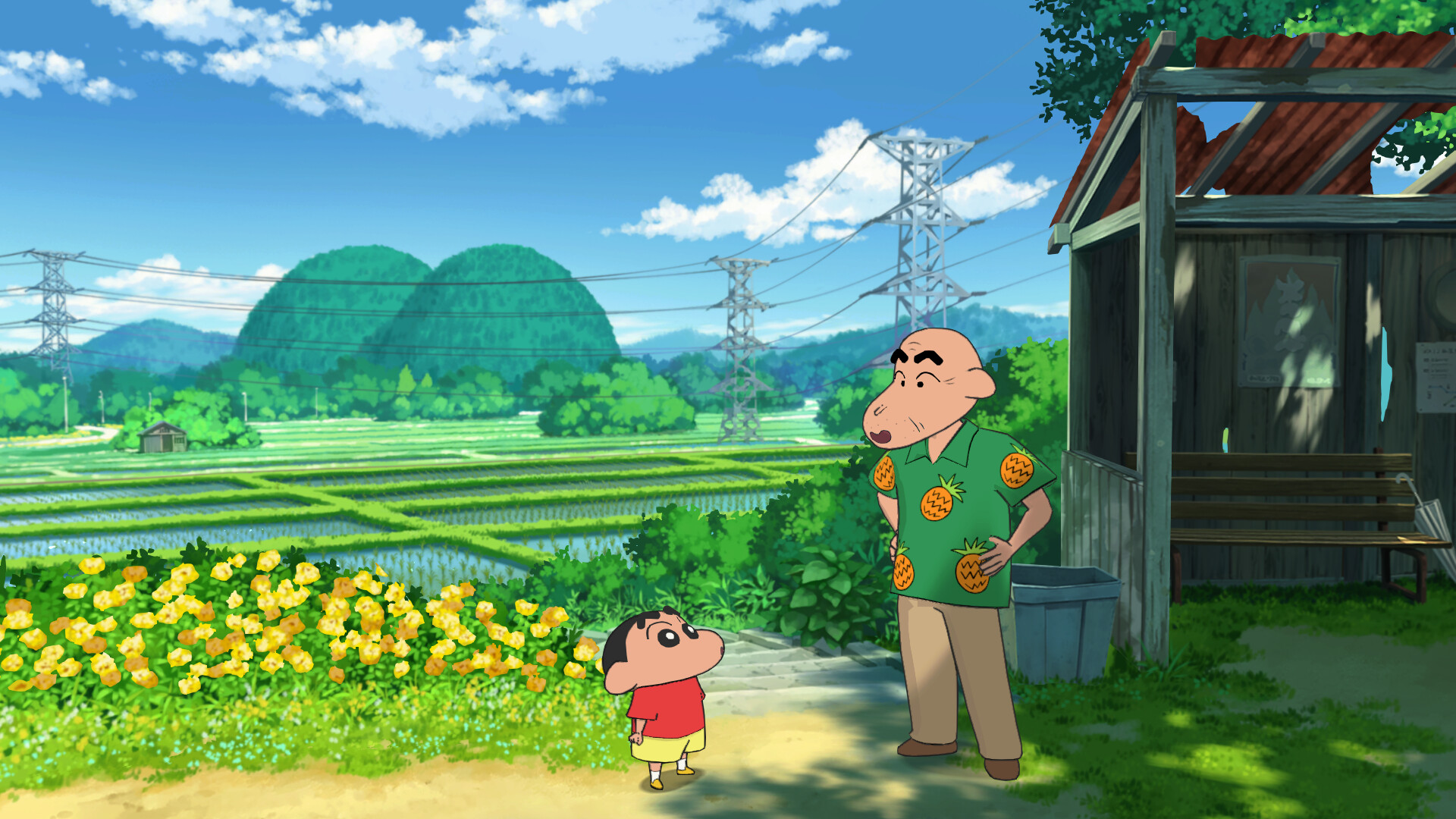 Скриншот: Shin chan: Shiro and the Coal Town