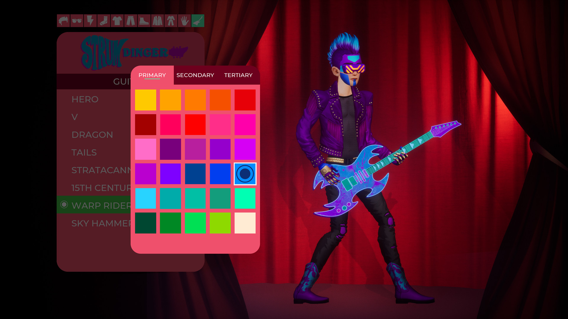 Скриншот: The Artful Escape