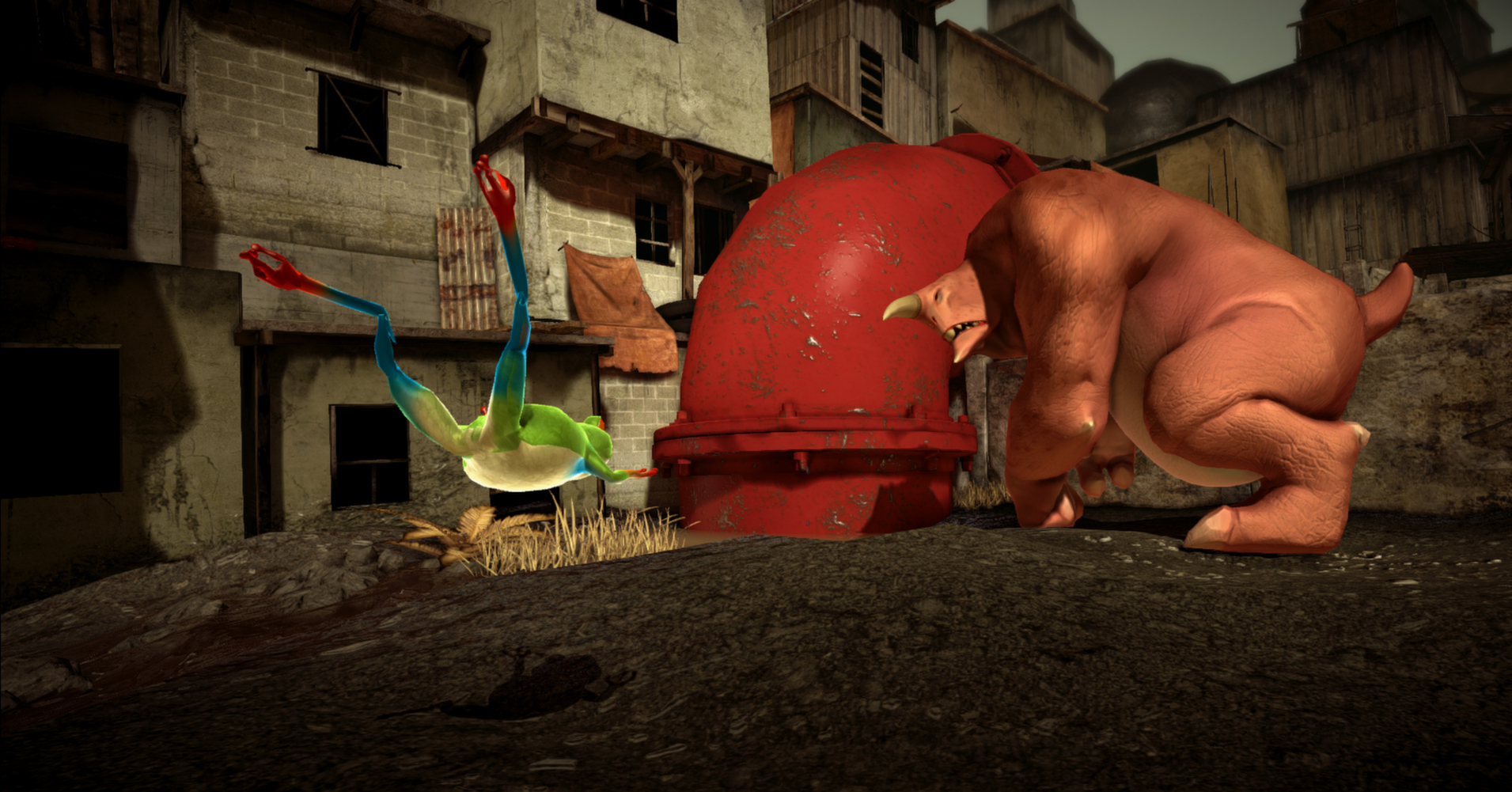 Скриншот: Papo & Yo