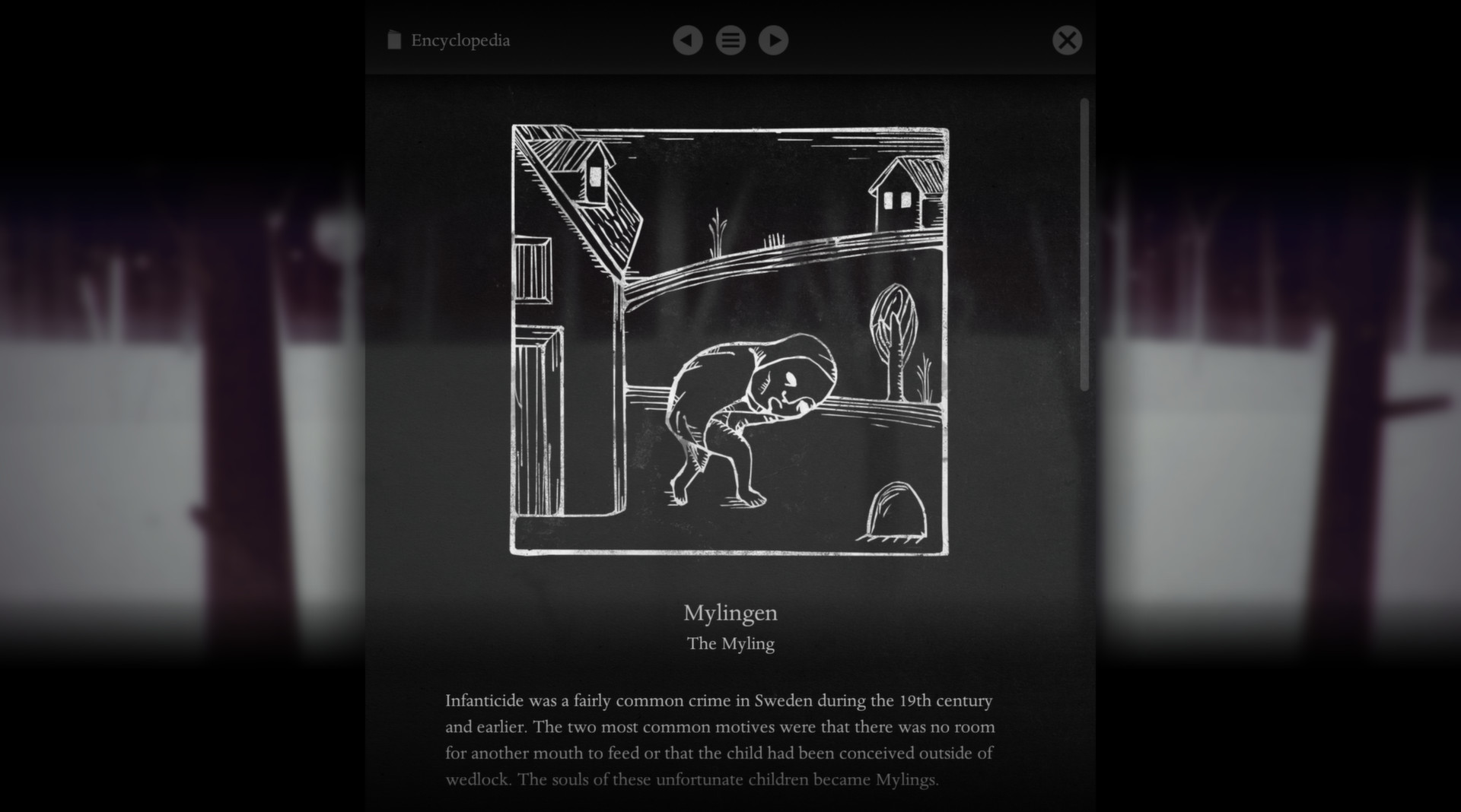 Скриншот: Year Walk