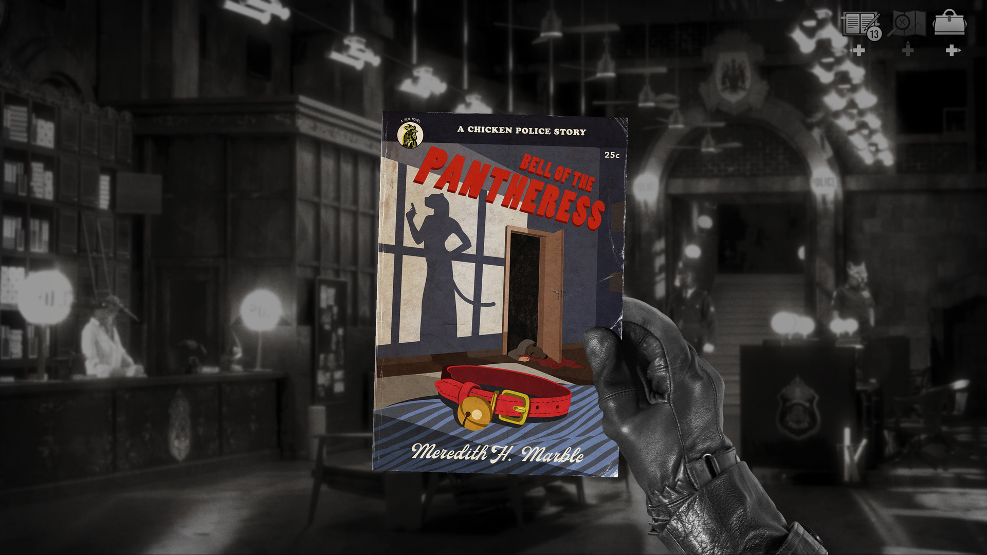 Скриншот: Chicken Police - Paint it RED!