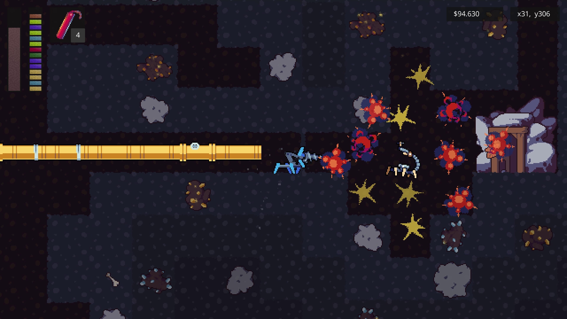 Скриншот: Mining Mechs