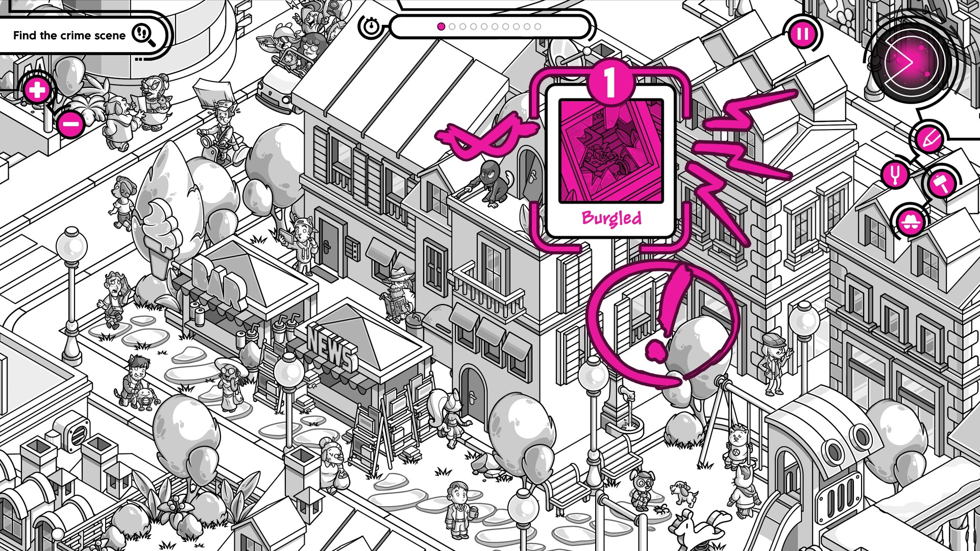 Скриншот: Crime O'Clock