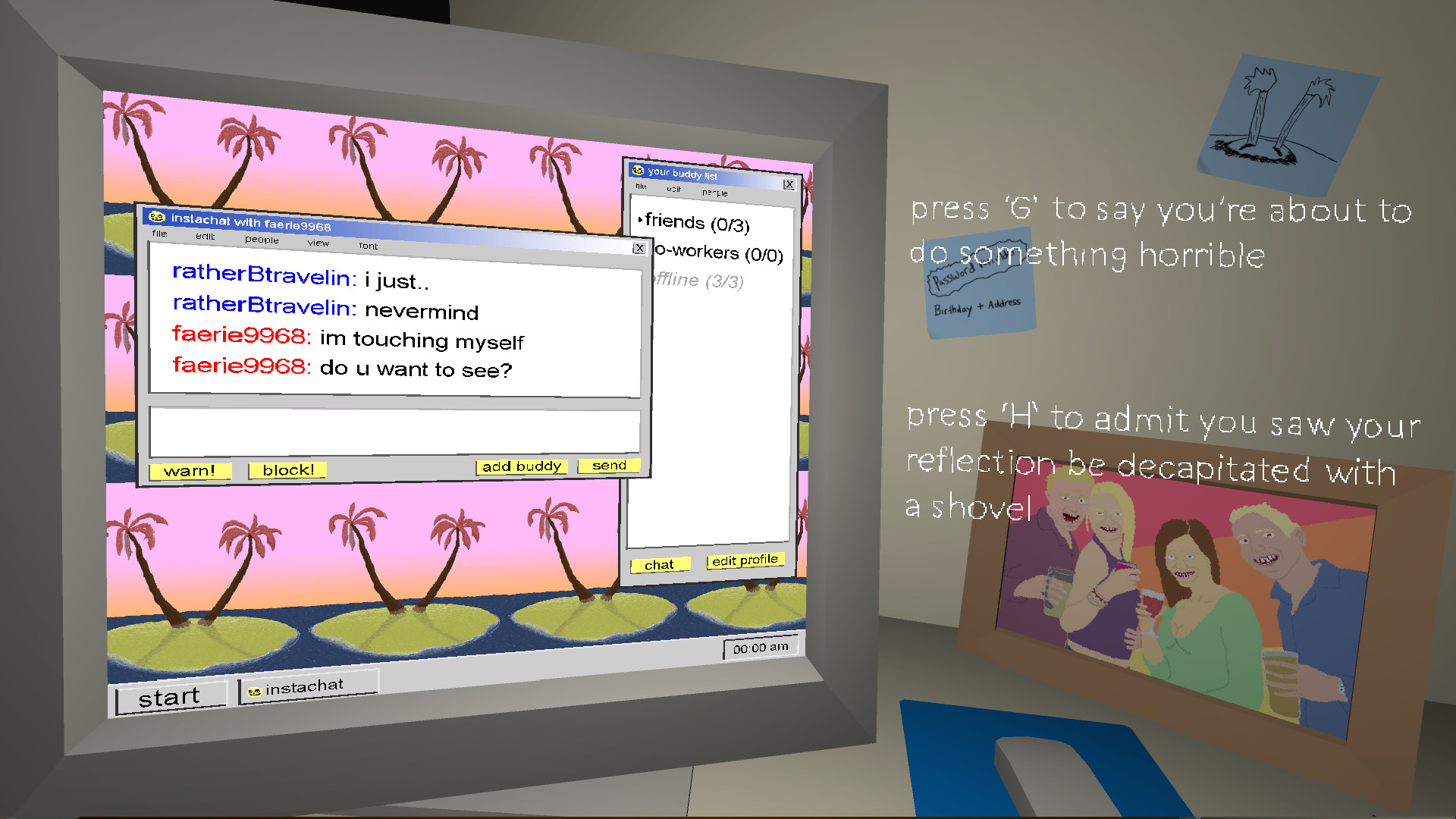 Скриншот: the static speaks my name