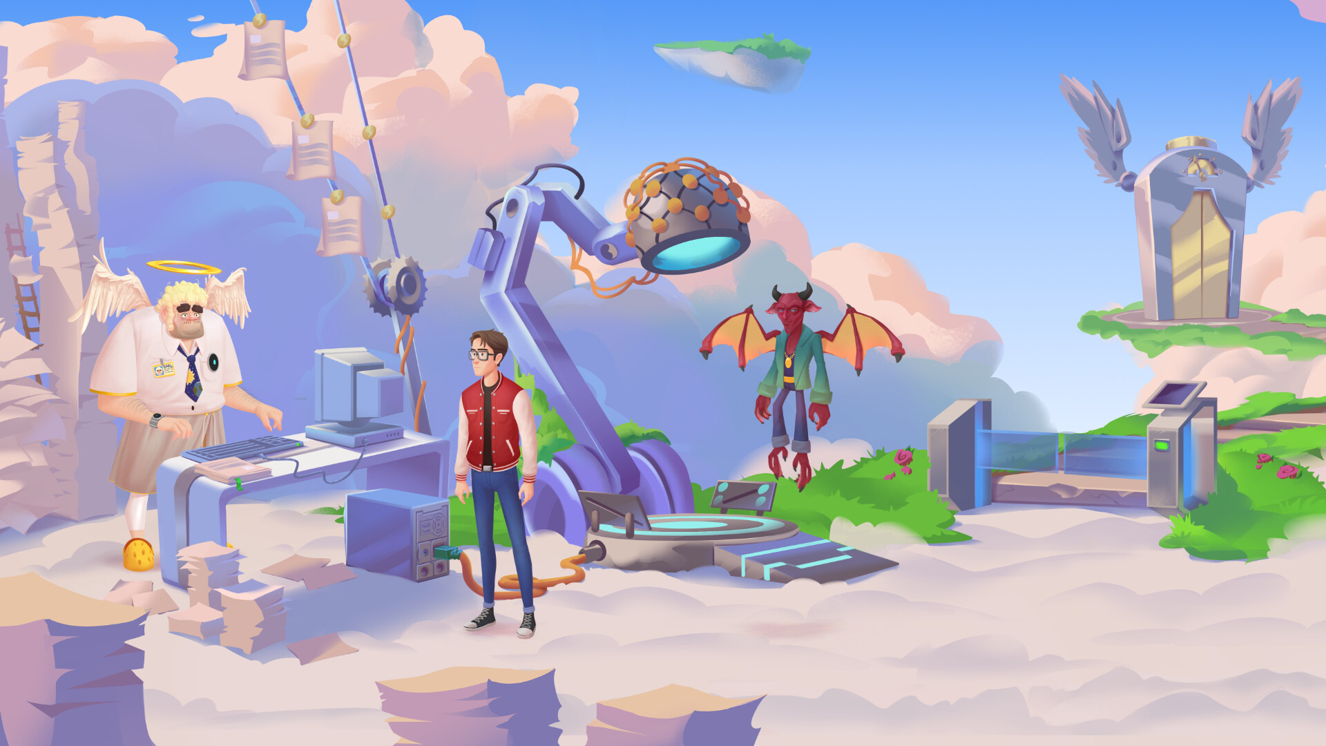 Скриншот: Angelo and Deemon 2: Too Hell of a Quest