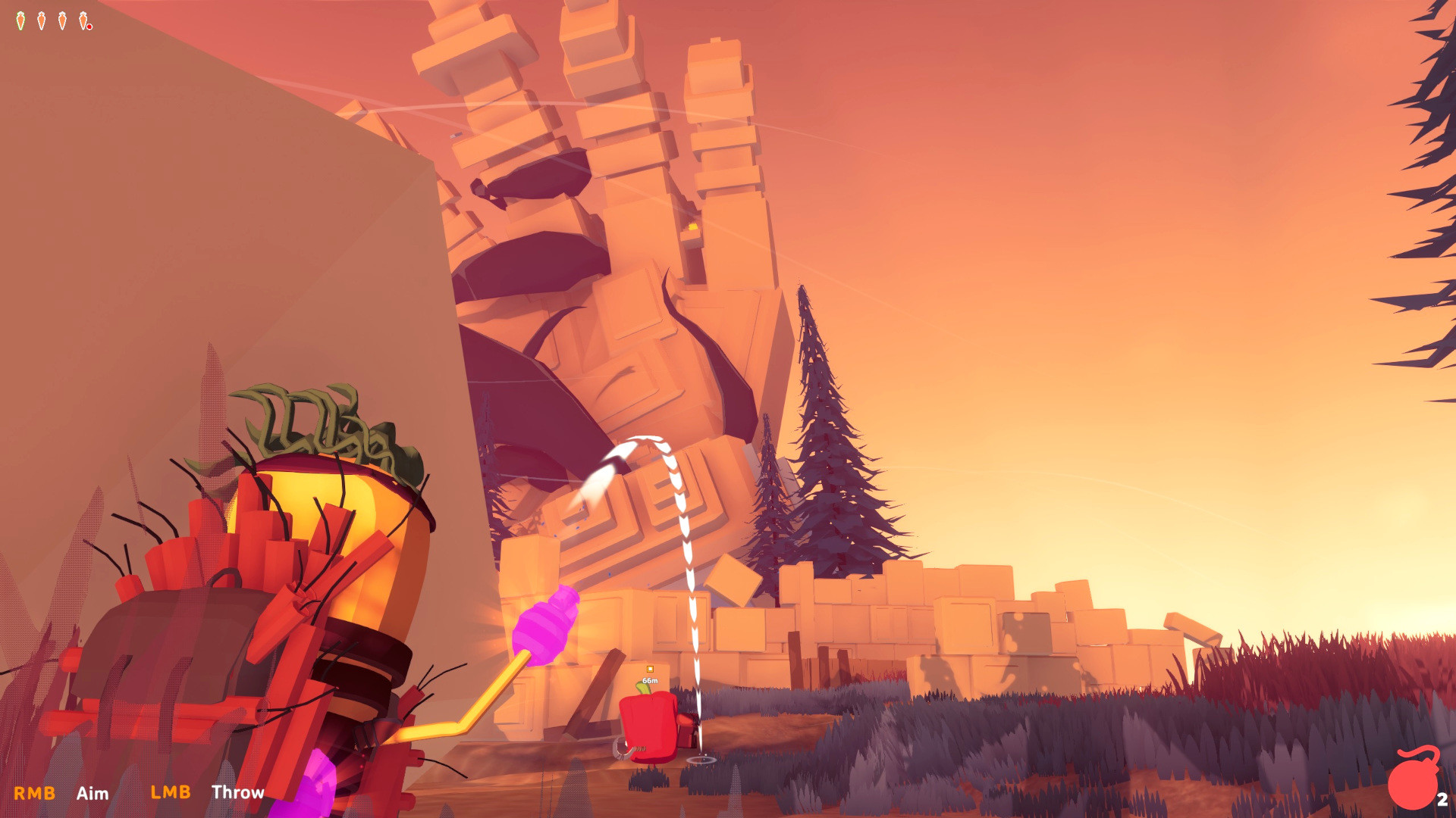 Скриншот: Kamikaze Veggies