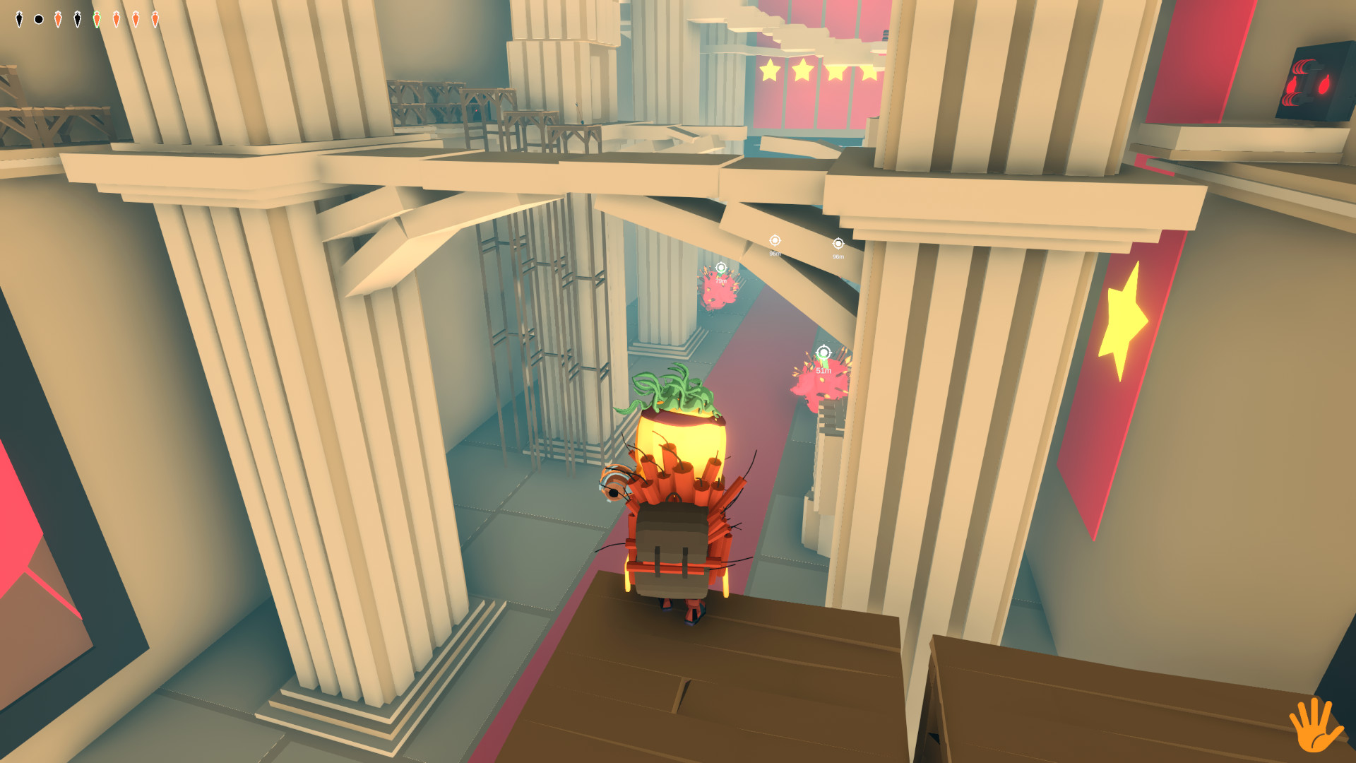 Скриншот: Kamikaze Veggies