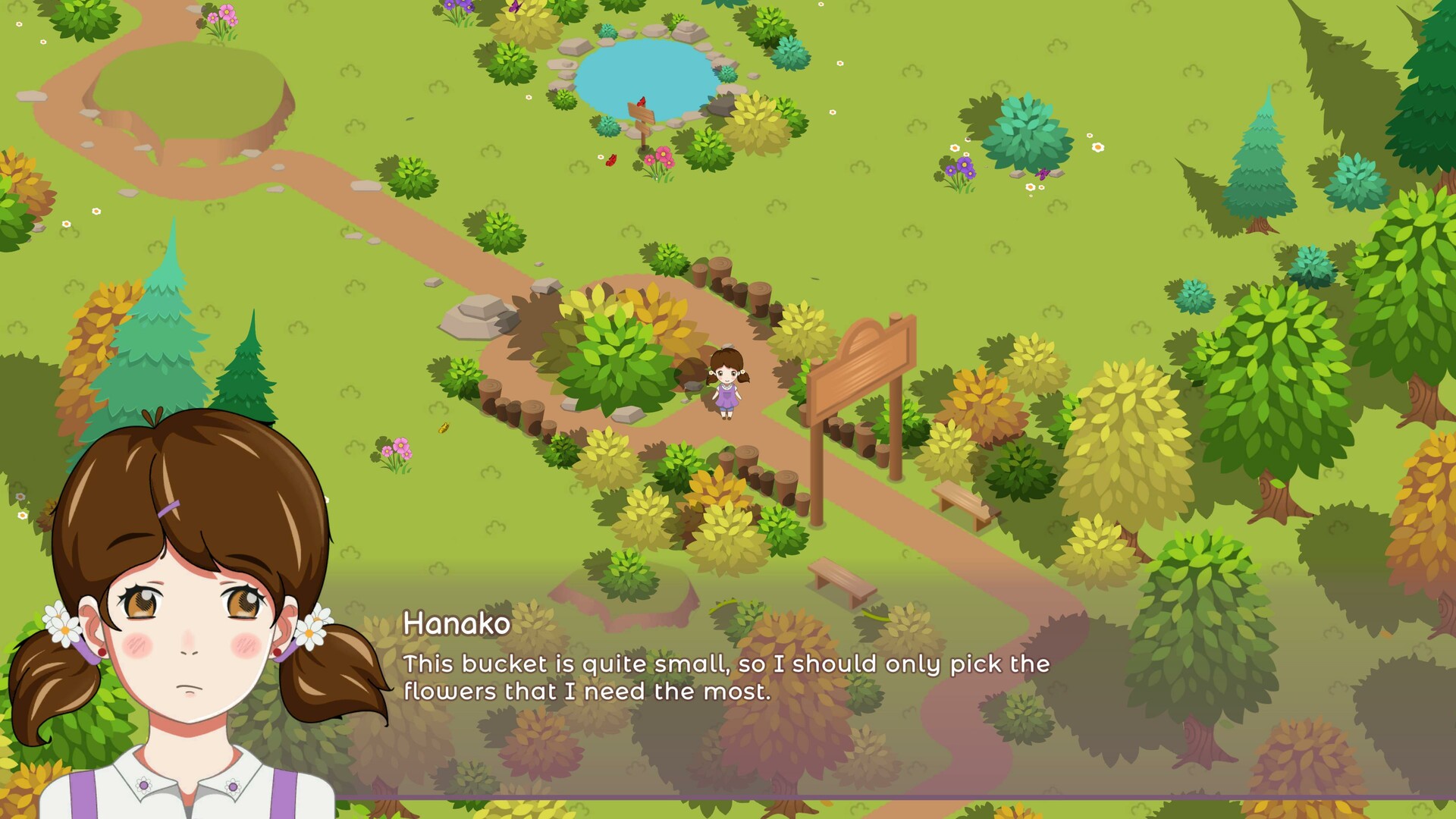 Скриншот: Hanako's Flower Shop