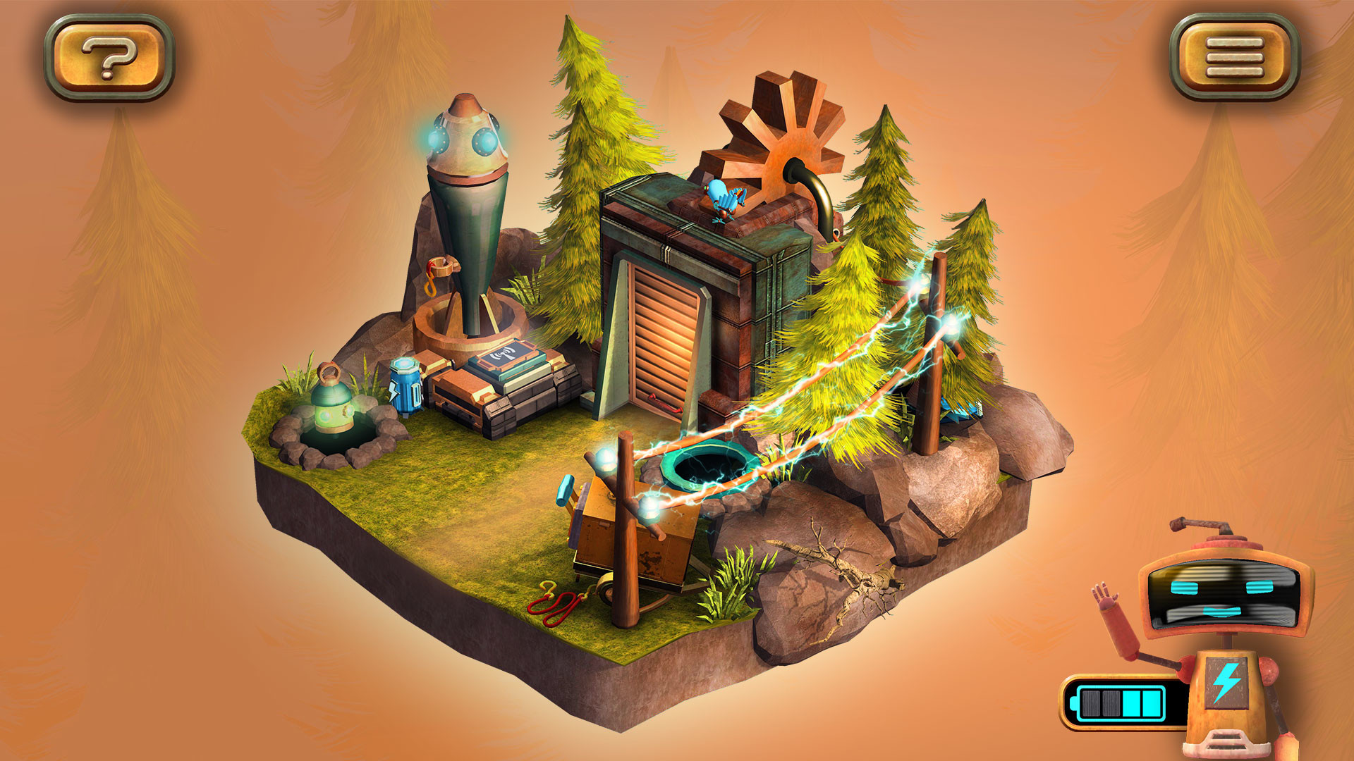 Скриншот: Tiny Robots Recharged