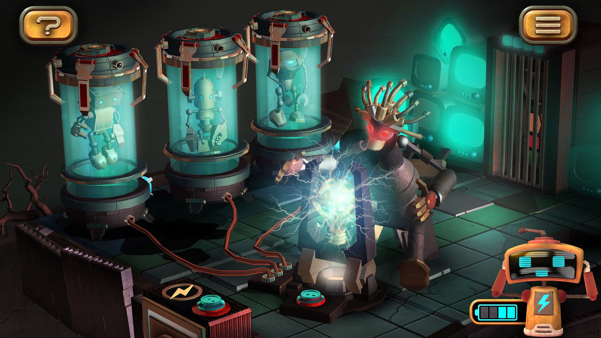 Скриншот: Tiny Robots Recharged