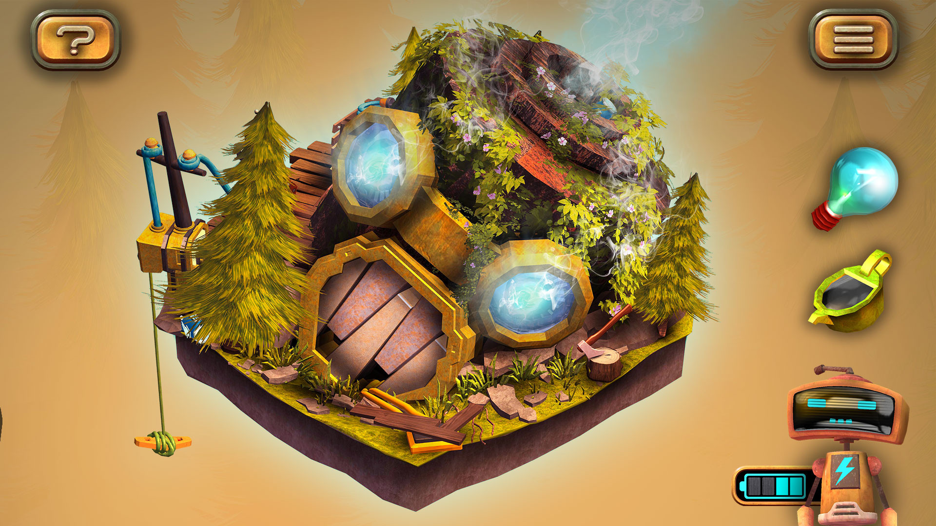 Скриншот: Tiny Robots Recharged