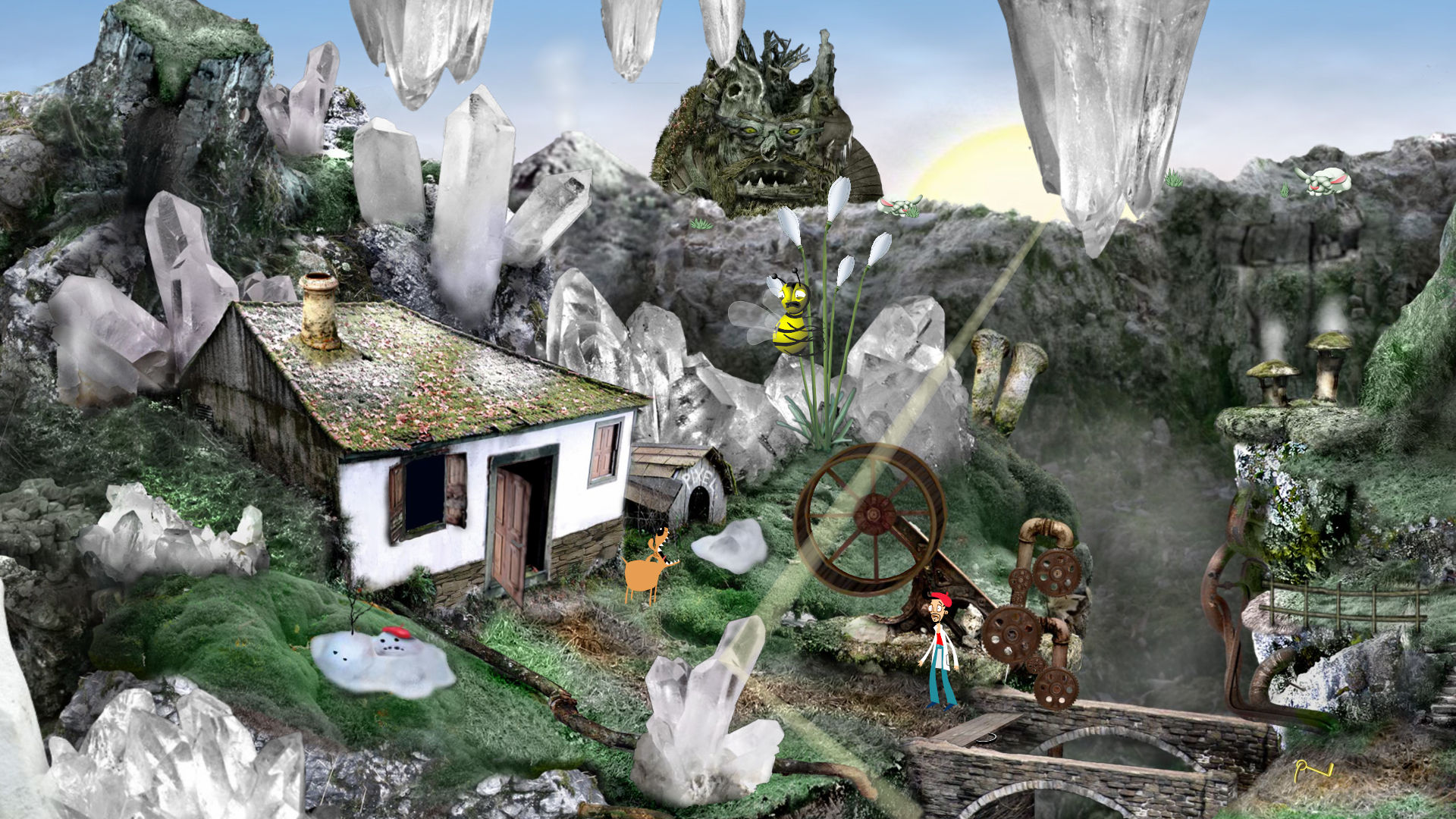 Скриншот: Axel & Pixel