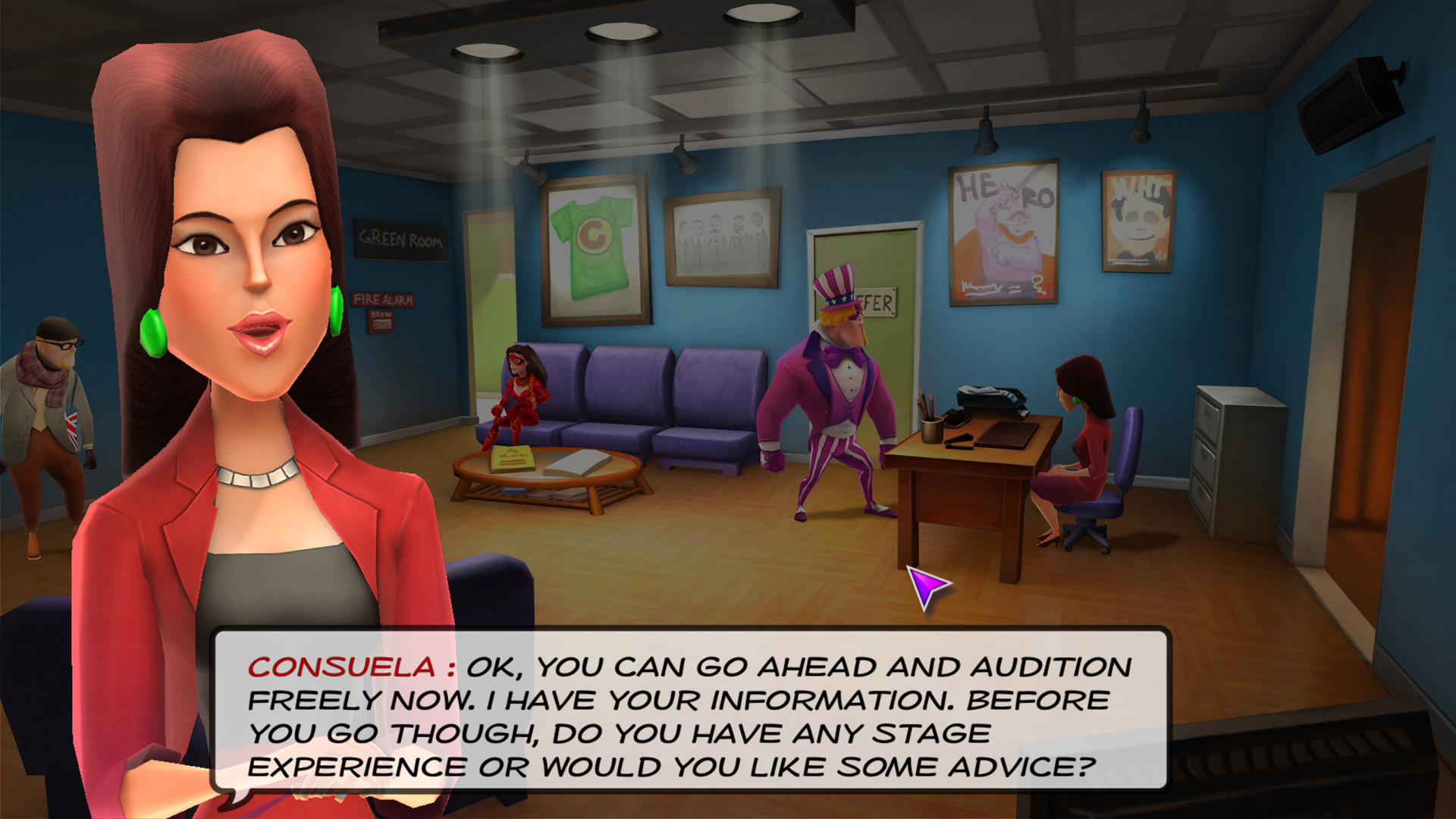 Скриншот: Supreme League of Patriots Issue 1: A Patriot Is Born Demo