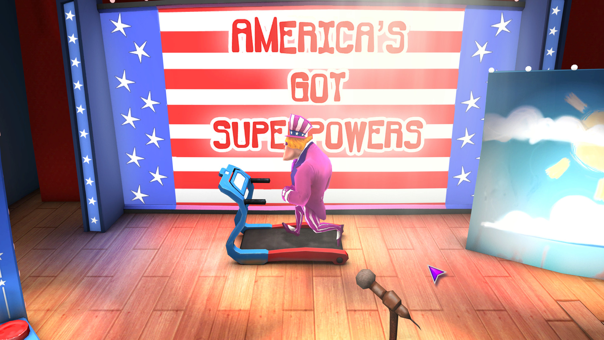 Скриншот: Supreme League of Patriots Issue 1: A Patriot Is Born Demo