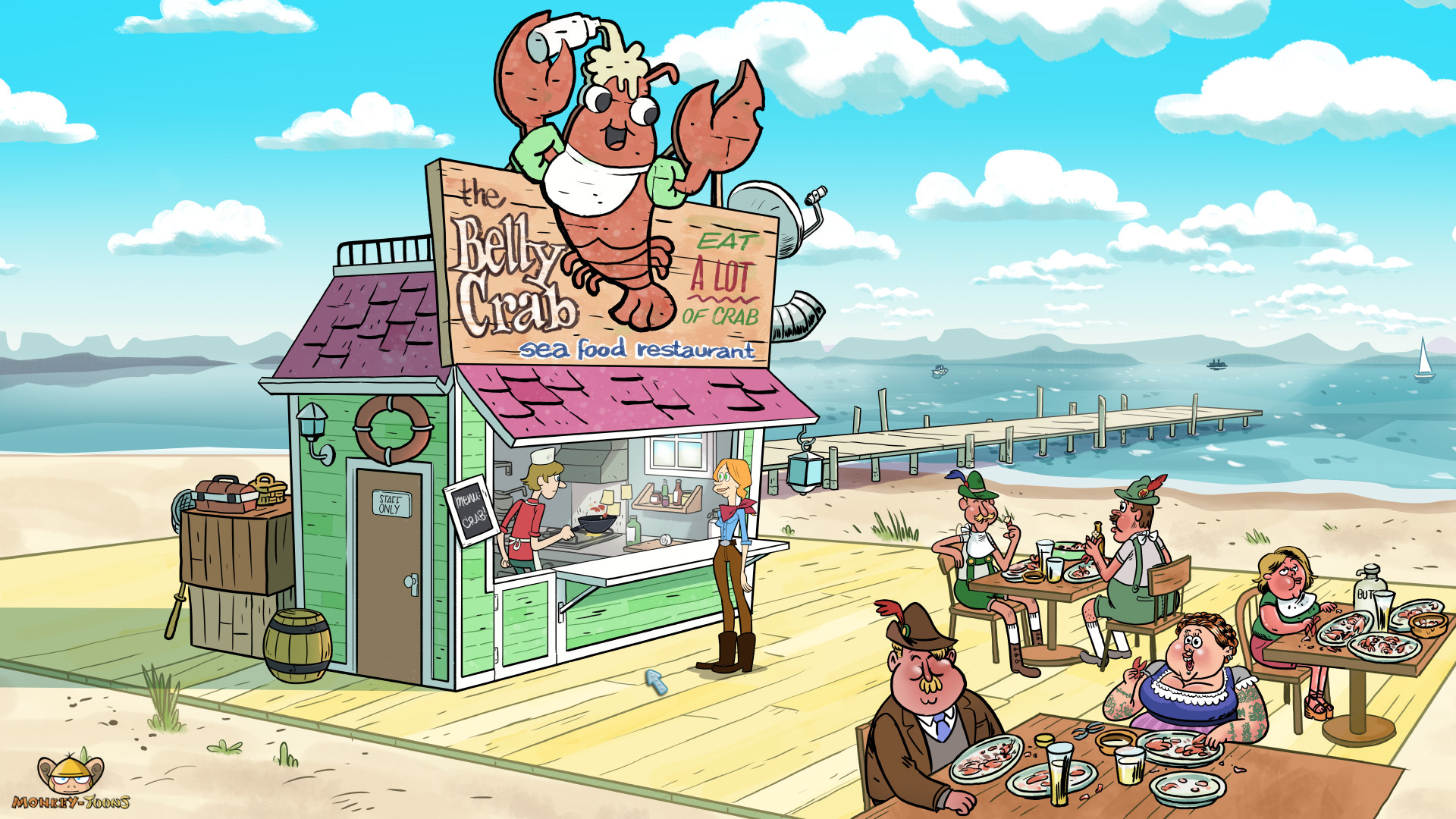 Скриншот: Slap Village: Reality Slap