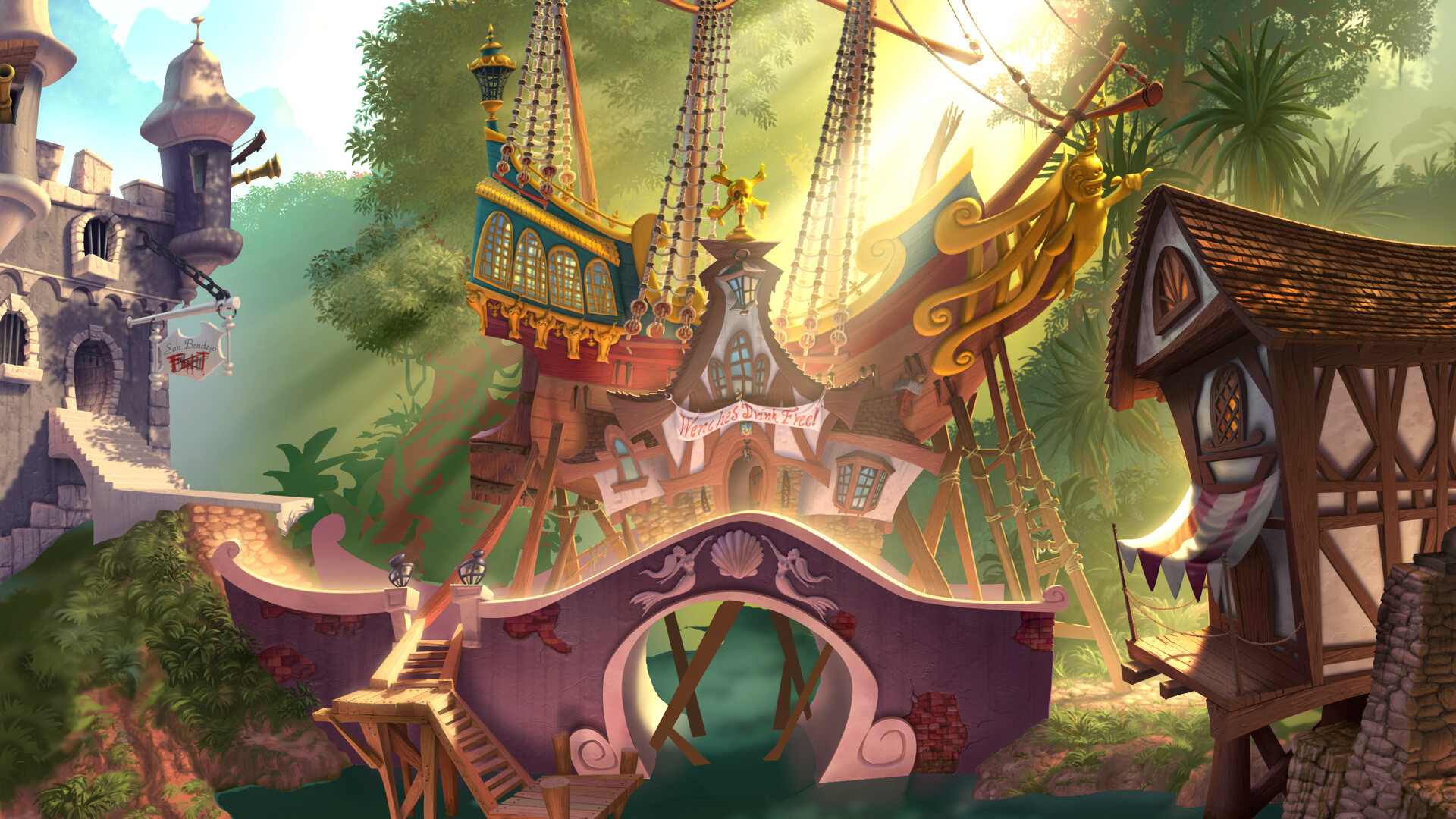 Скриншот: Duke Grabowski: Mighty Swashbuckler