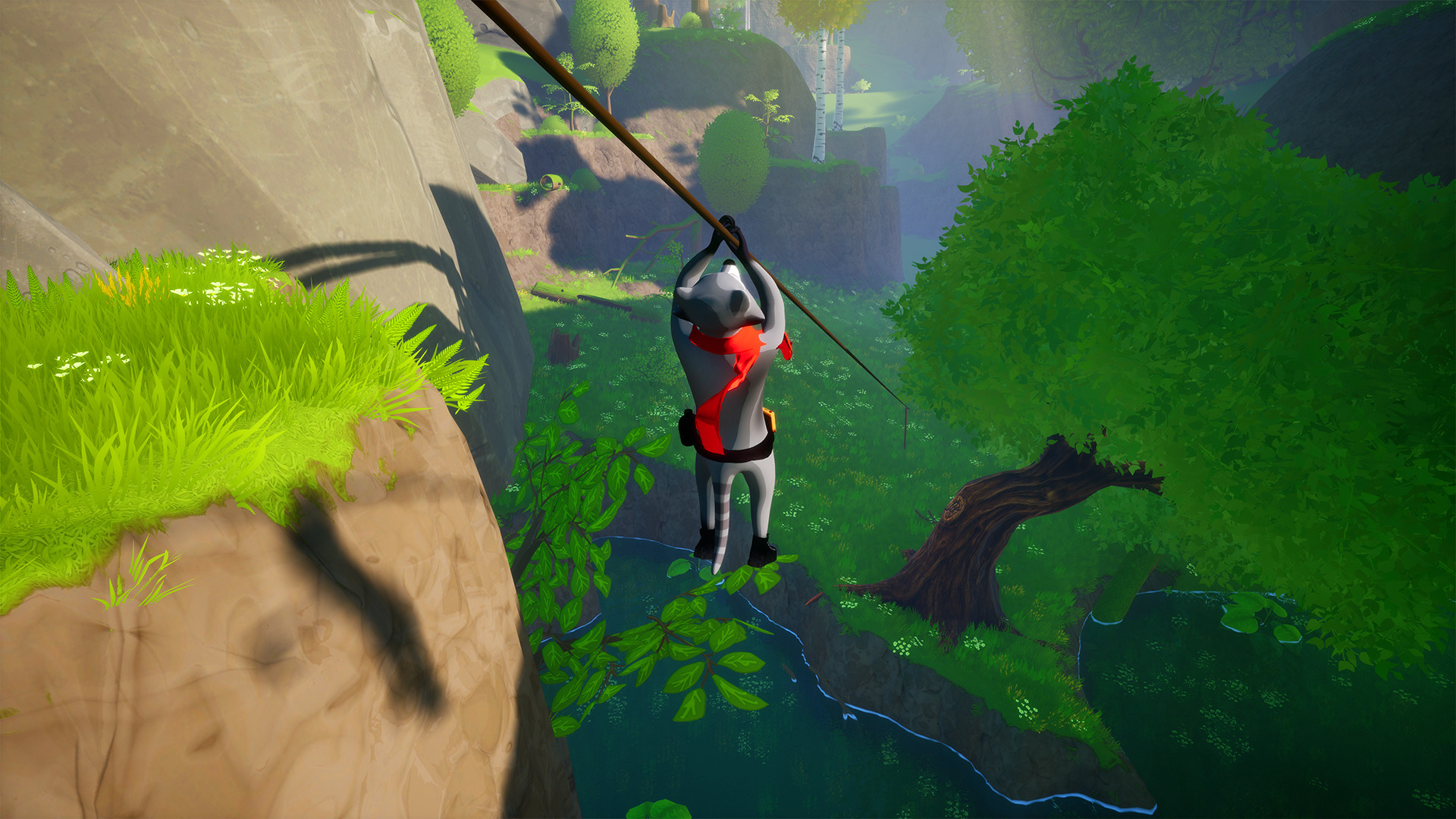 Скриншот: Raccoon Arrival