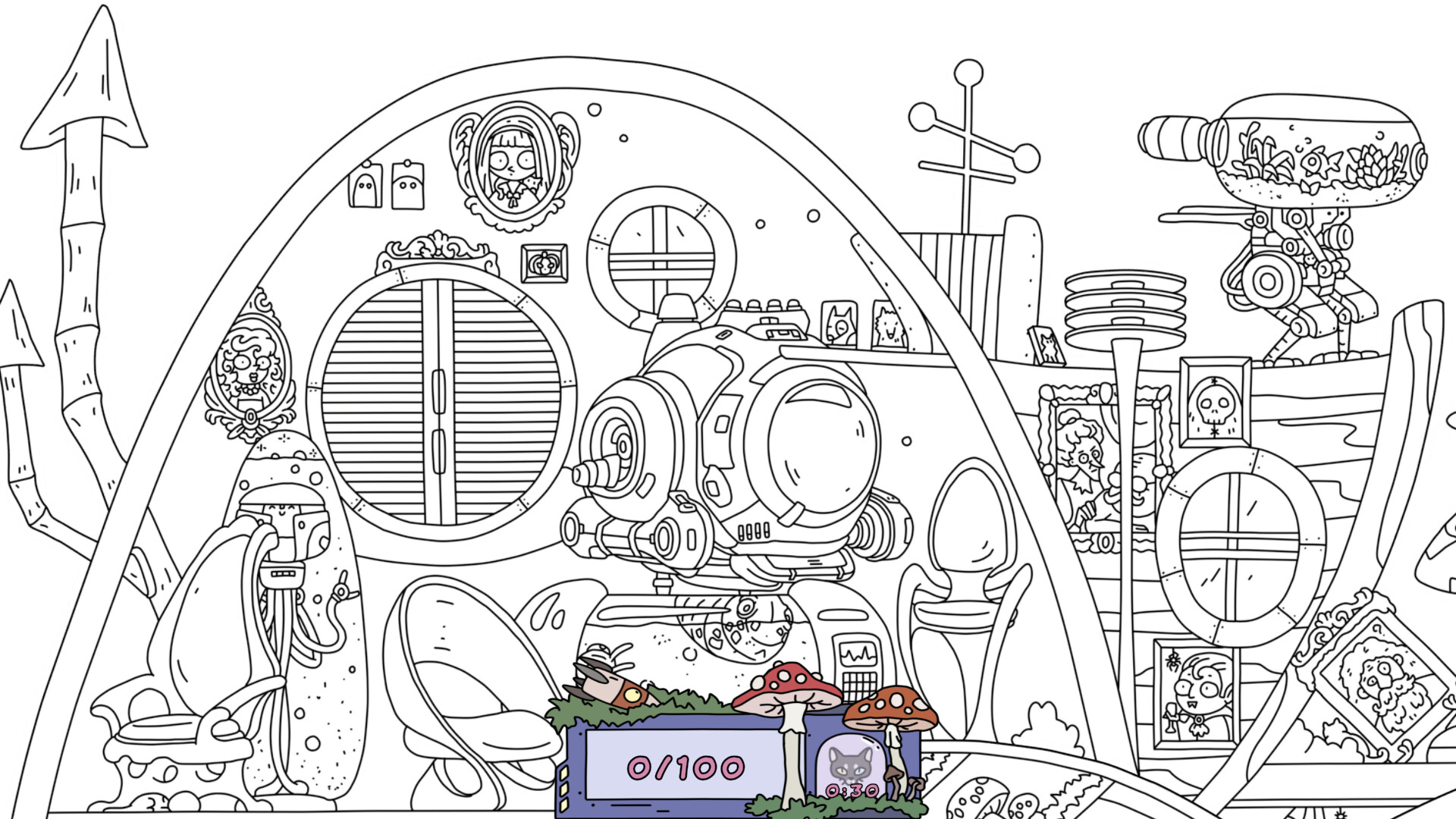 Скриншот: HIDDEN CATS 9: Aliens