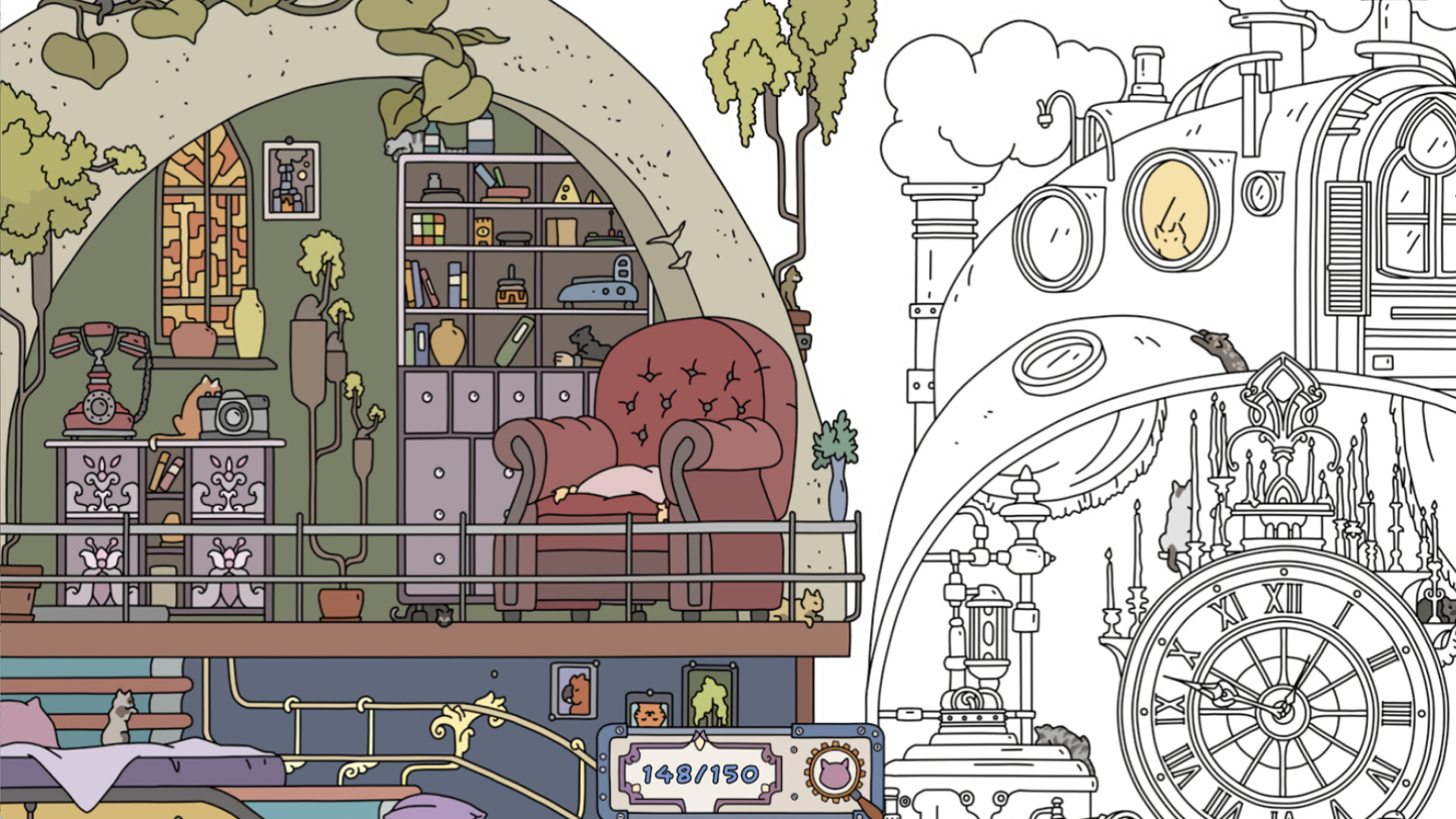 Скриншот: HIDDEN CATS 3: Steampunk